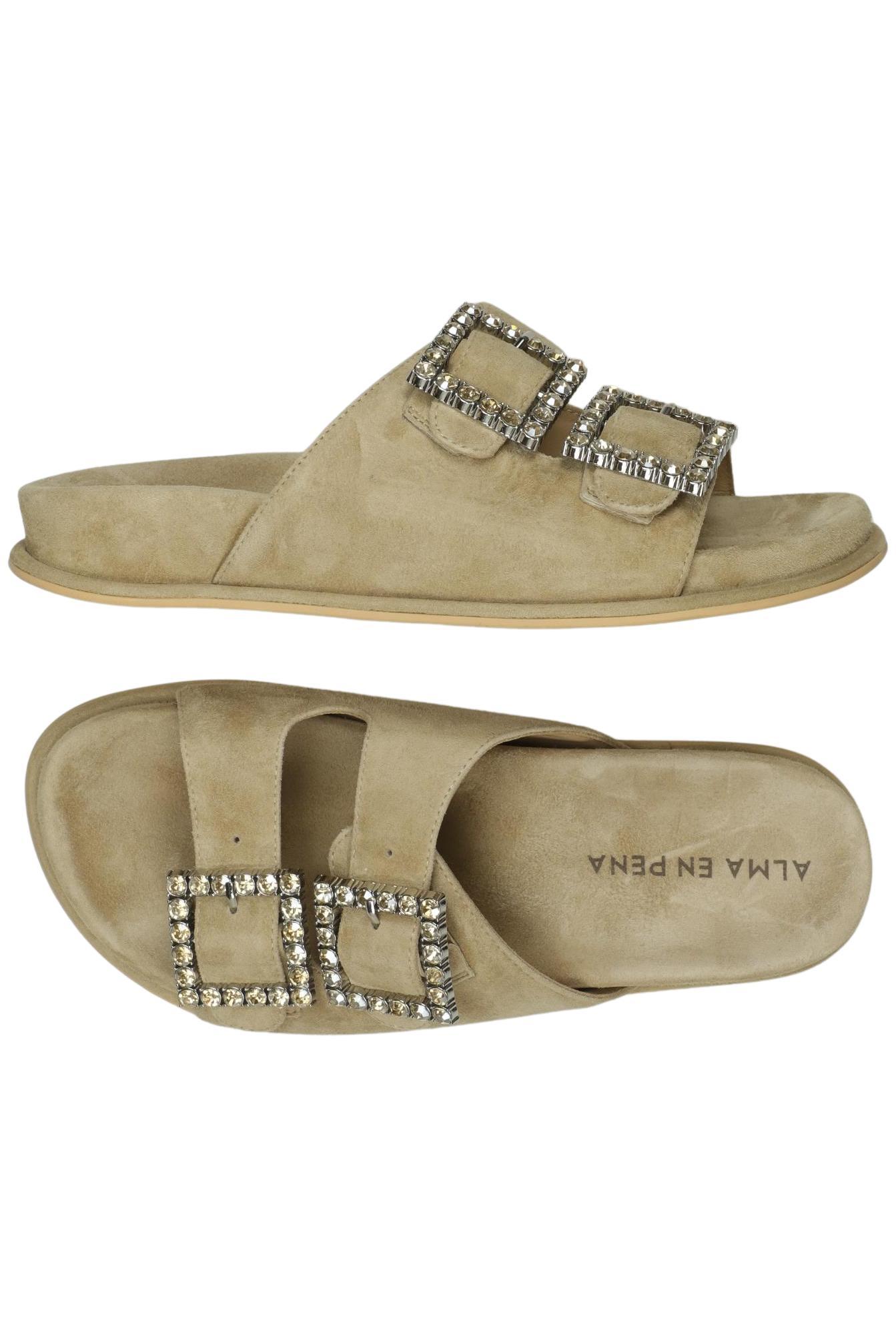 

Alma en Pena Damen Sandale, beige, Gr. 39