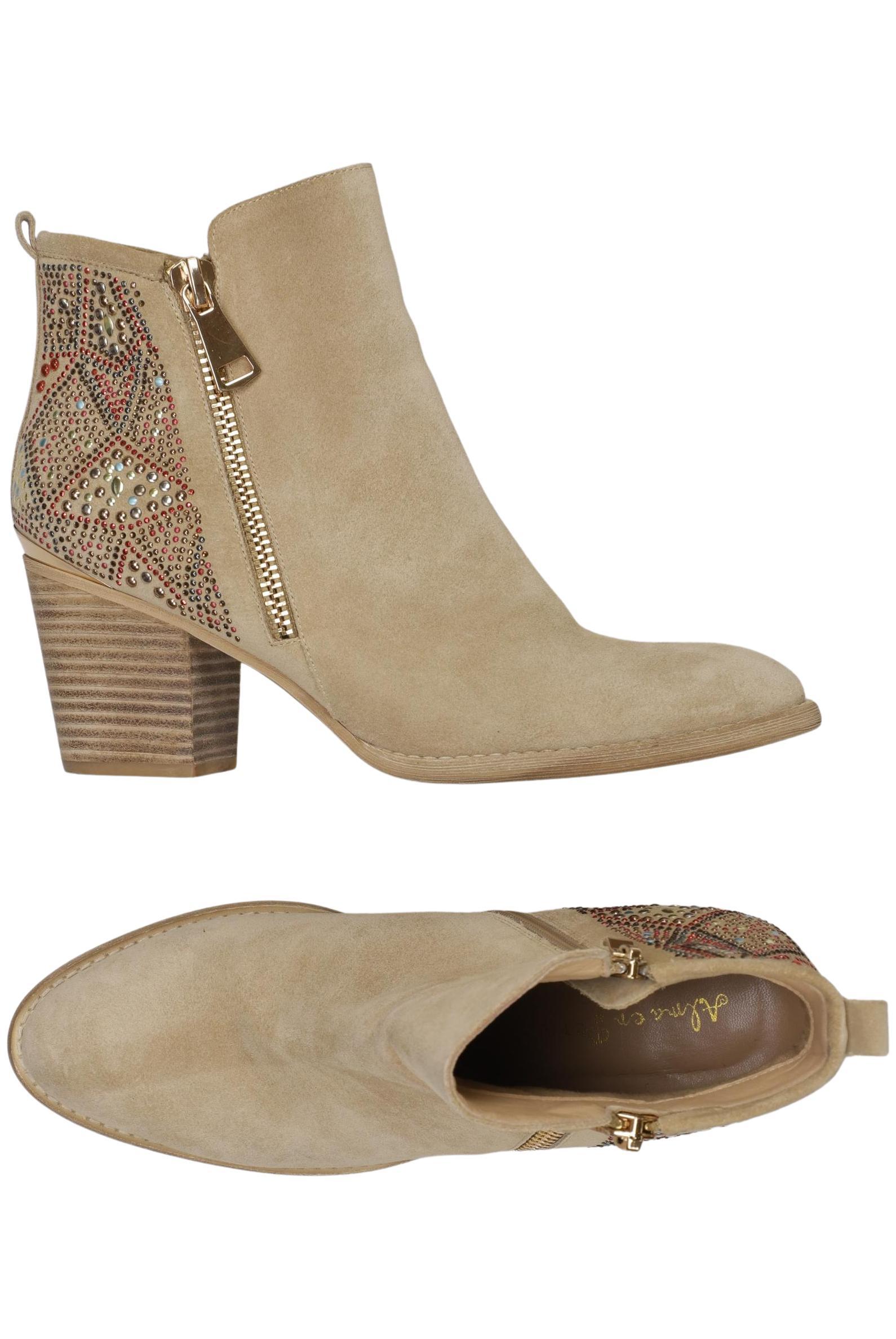 

Alma en Pena Damen Stiefelette, beige, Gr. 40