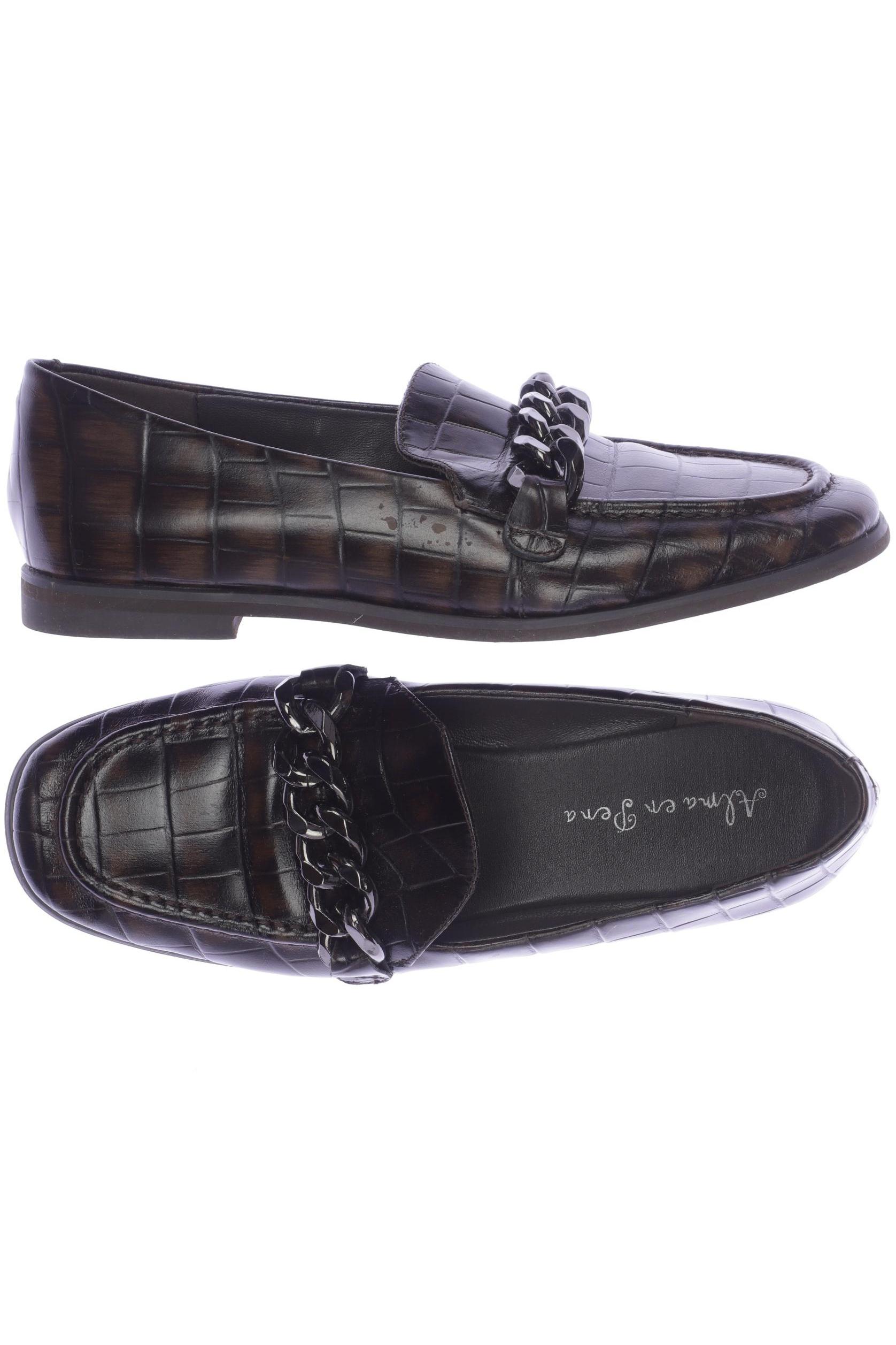 

Alma en Pena Damen Halbschuh, braun, Gr. 38