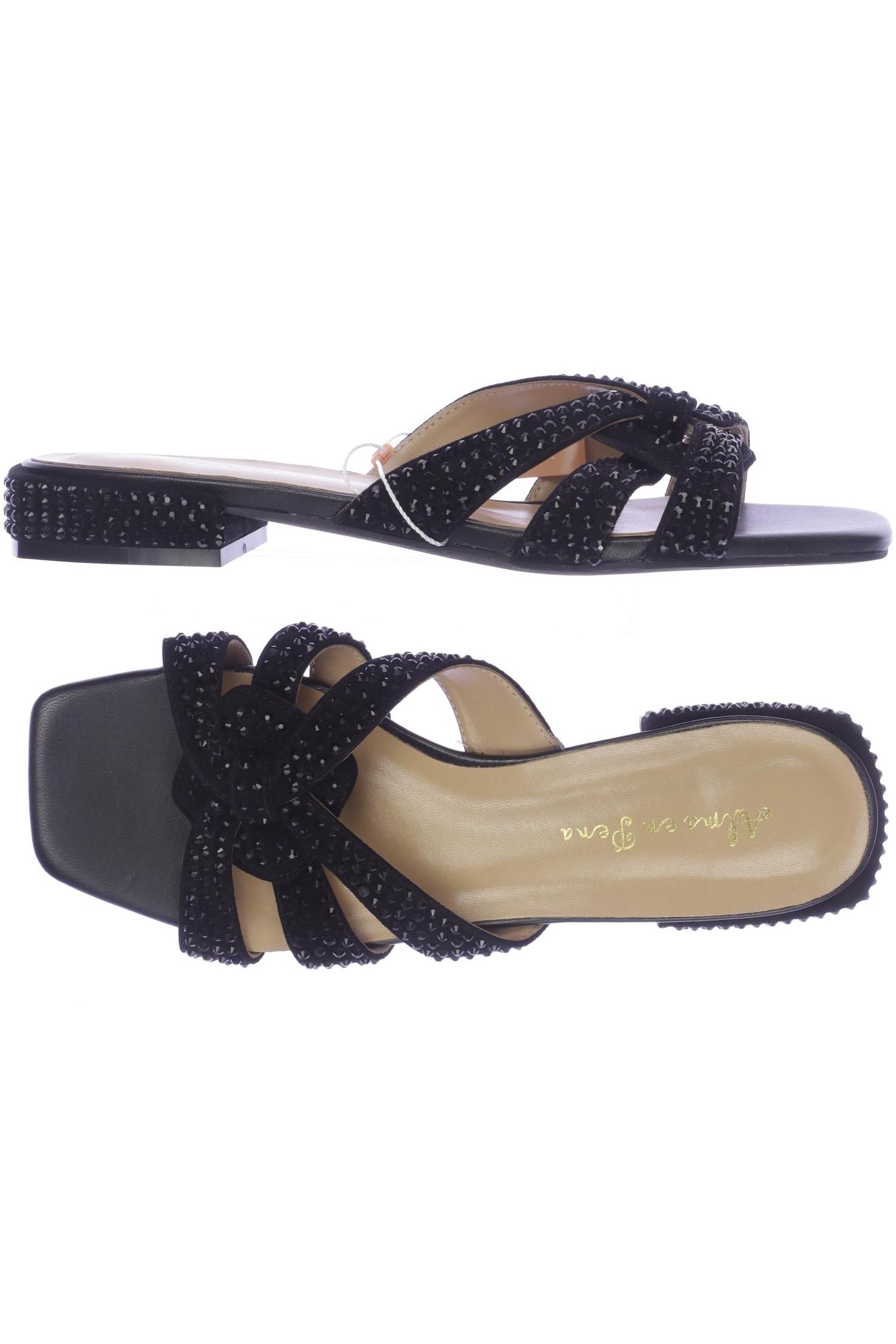 

Alma en Pena Damen Sandale, schwarz, Gr. 39
