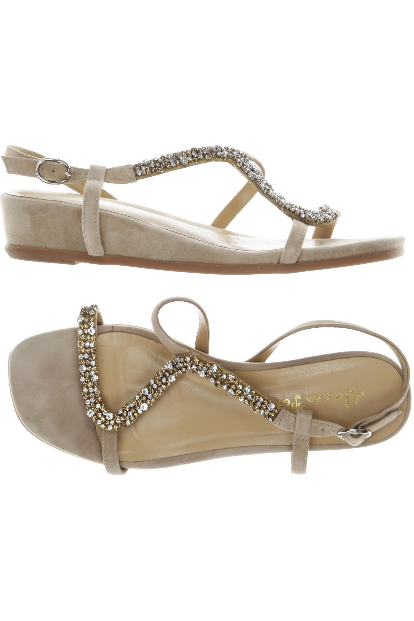 

Alma en Pena Damen Sandale, beige, Gr. 41