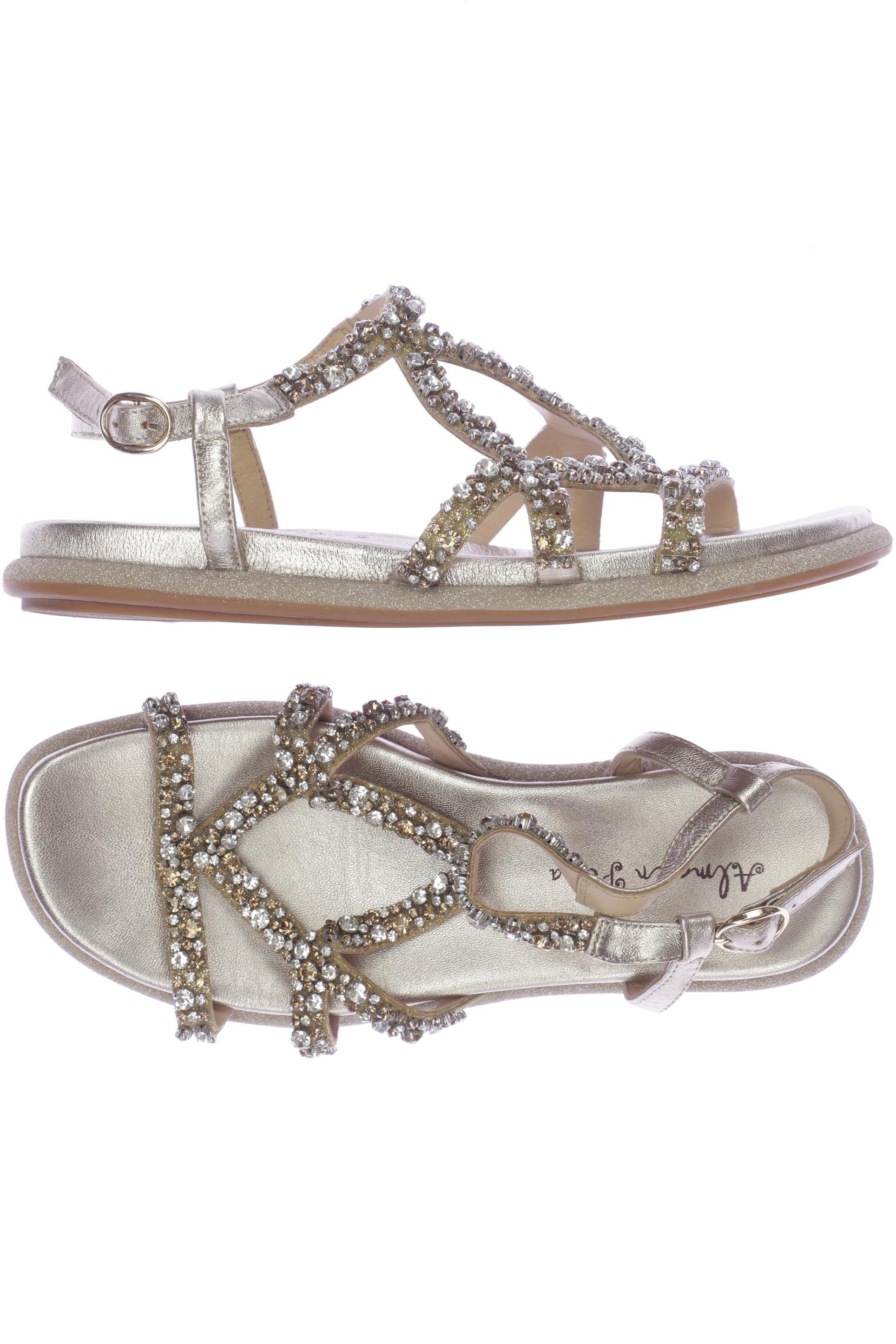 

Alma en Pena Damen Sandale, gold, Gr. 37