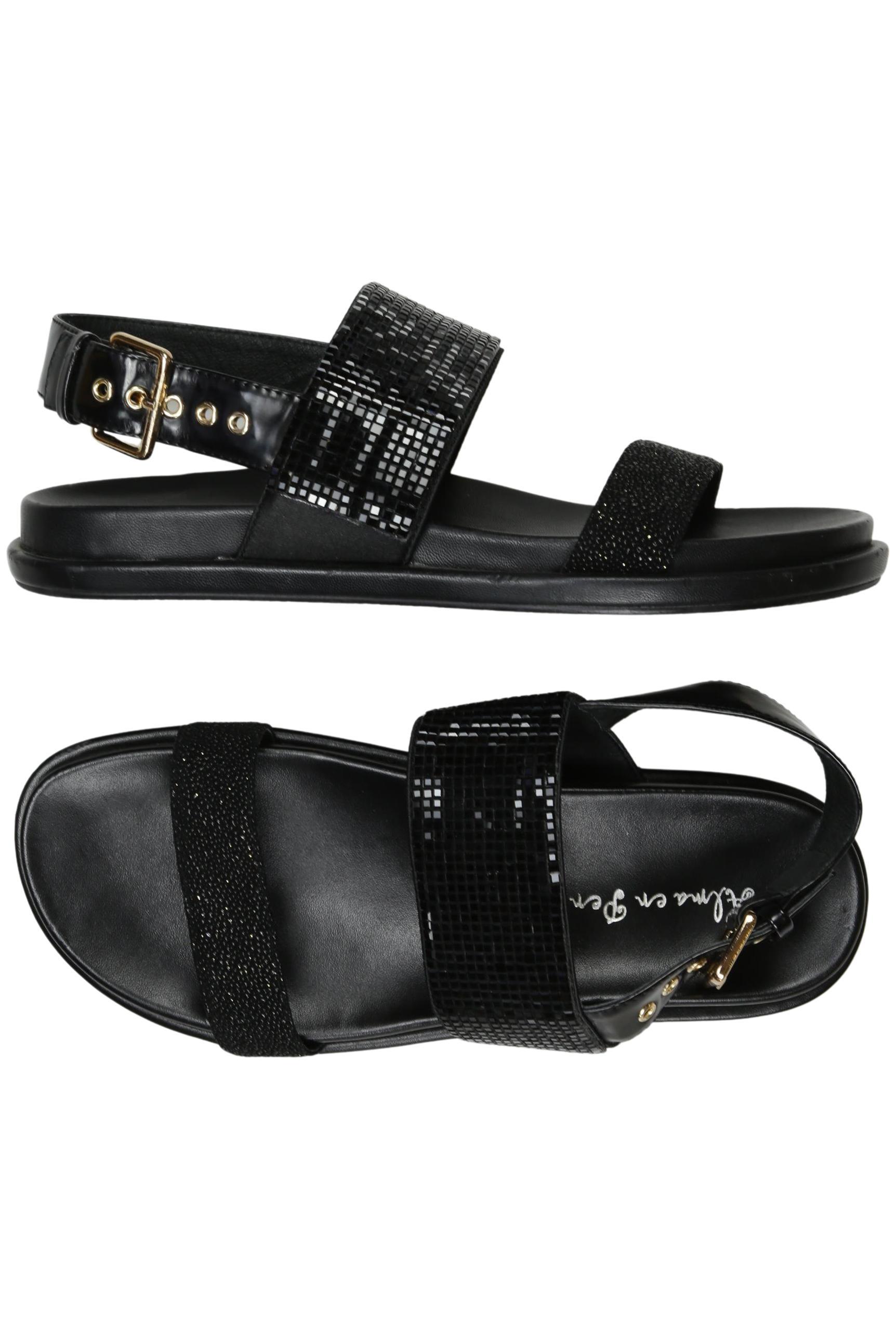 

Alma en Pena Damen Sandale, schwarz, Gr. 39