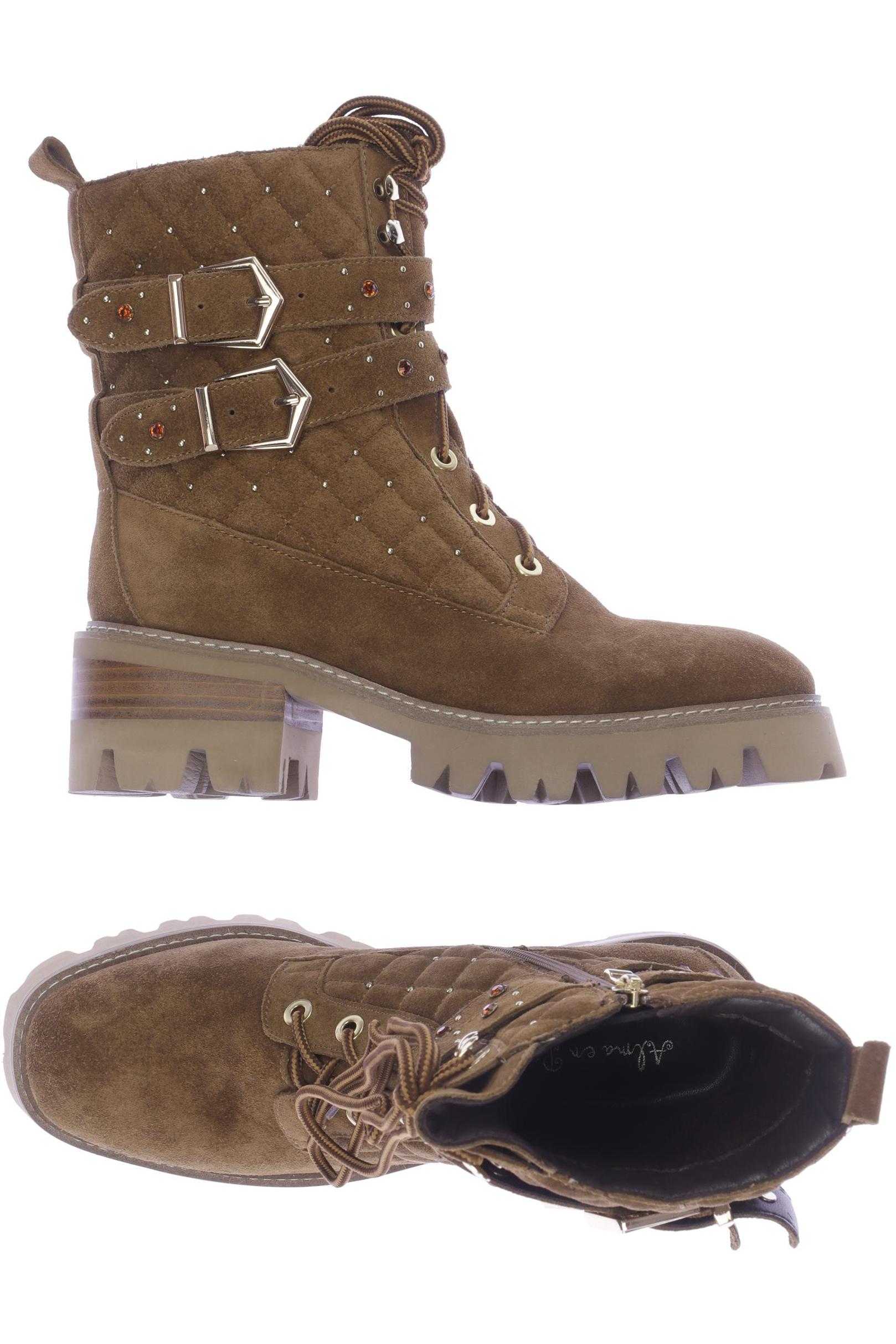 

Alma en Pena Damen Stiefelette, braun, Gr. 40