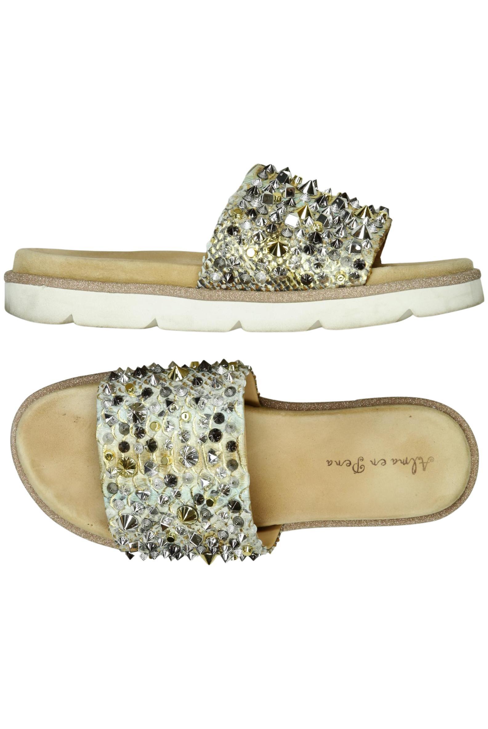 

Alma en Pena Damen Sandale, silber, Gr. 39