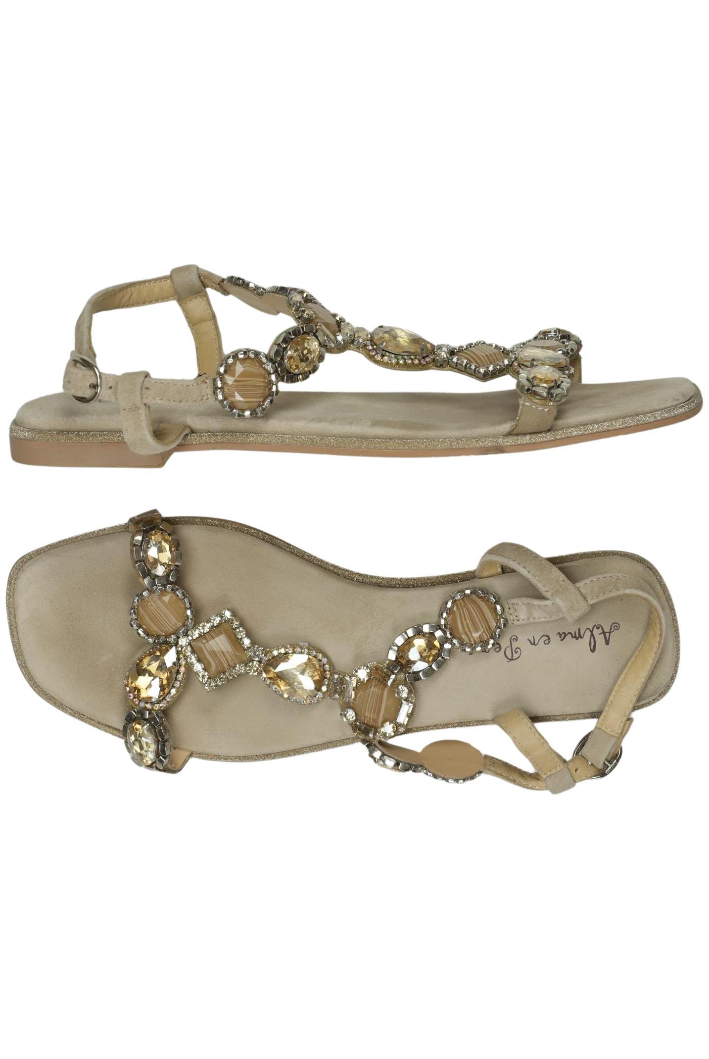 

Alma en Pena Damen Sandale, beige, Gr. 40