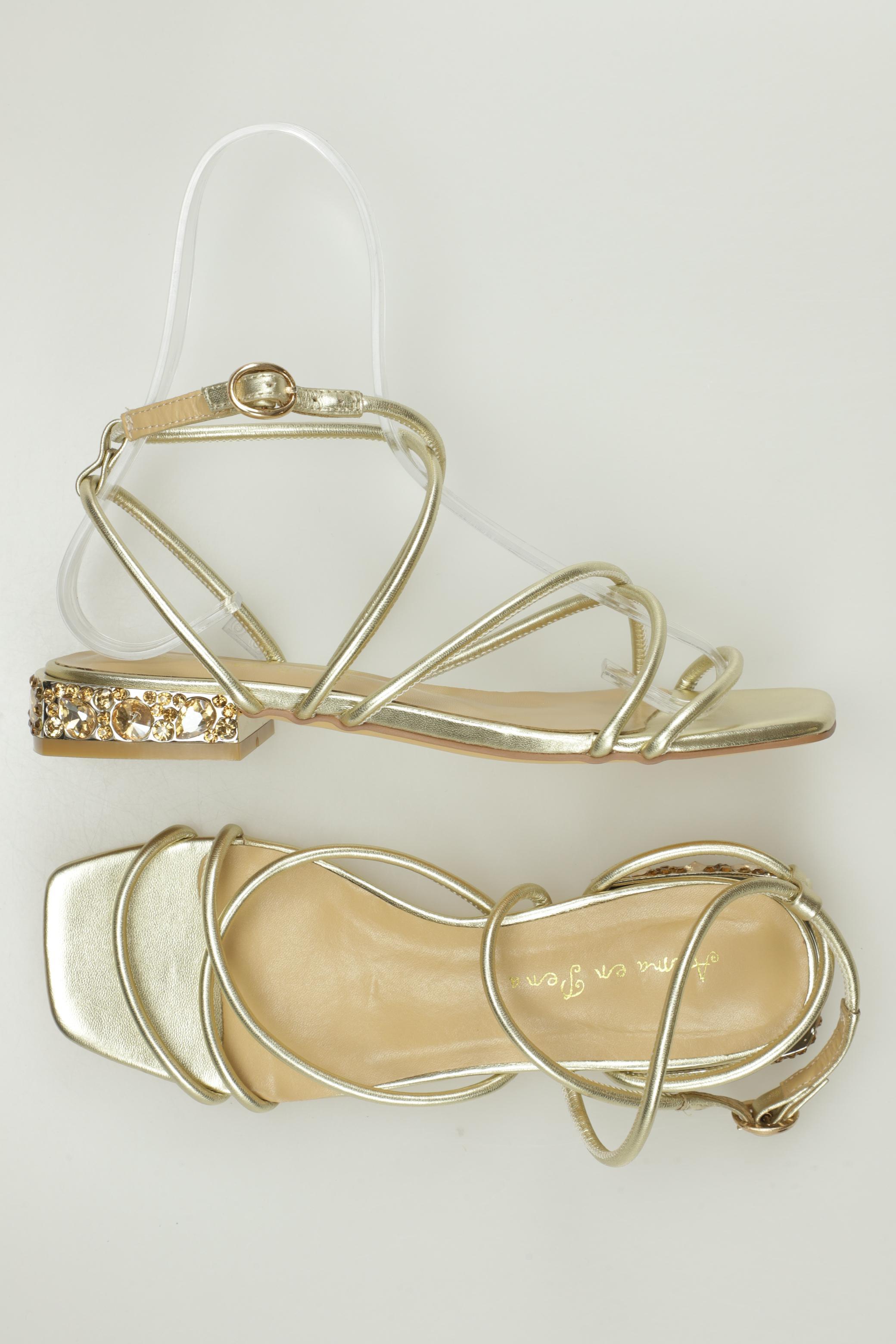 

Alma en Pena Damen Sandale, gold, Gr. 37