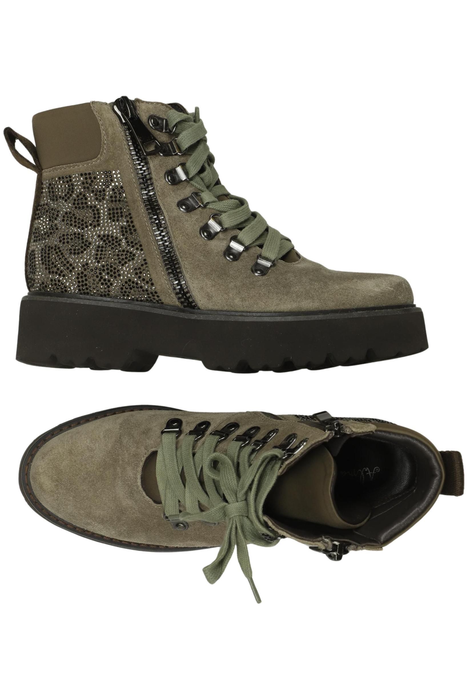 

Alma en Pena Damen Stiefelette, grün, Gr. 38