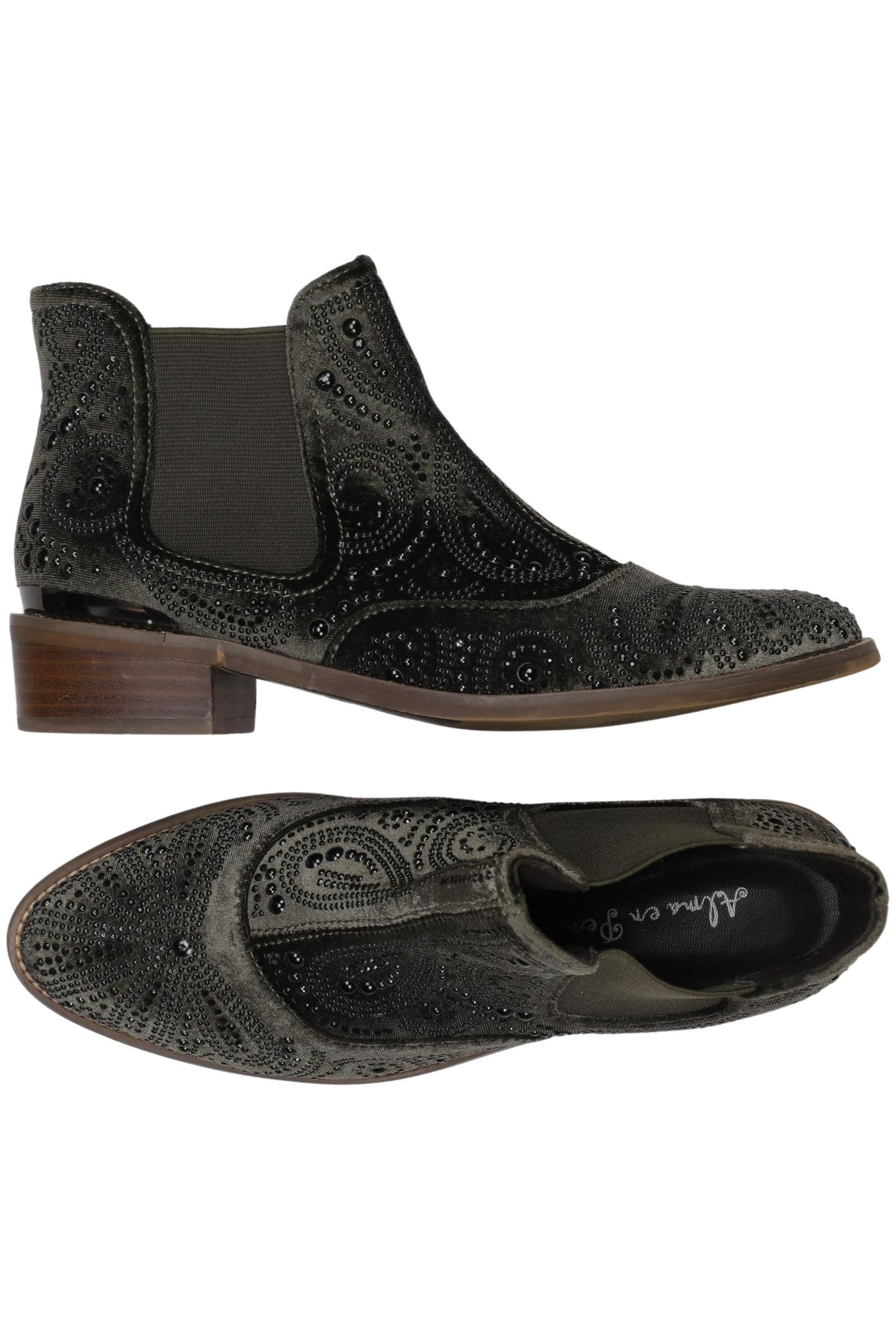 

Alma en Pena Damen Stiefelette, grün, Gr. 37