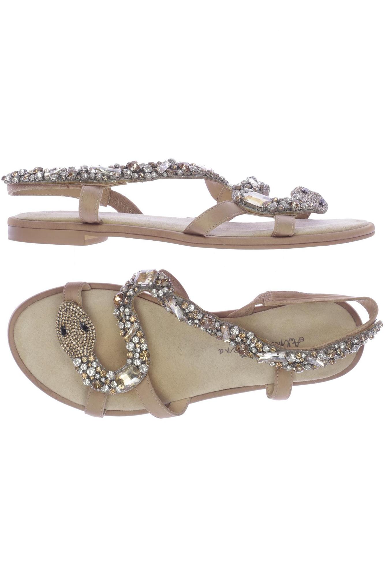 

Alma en Pena Damen Sandale, beige, Gr. 38