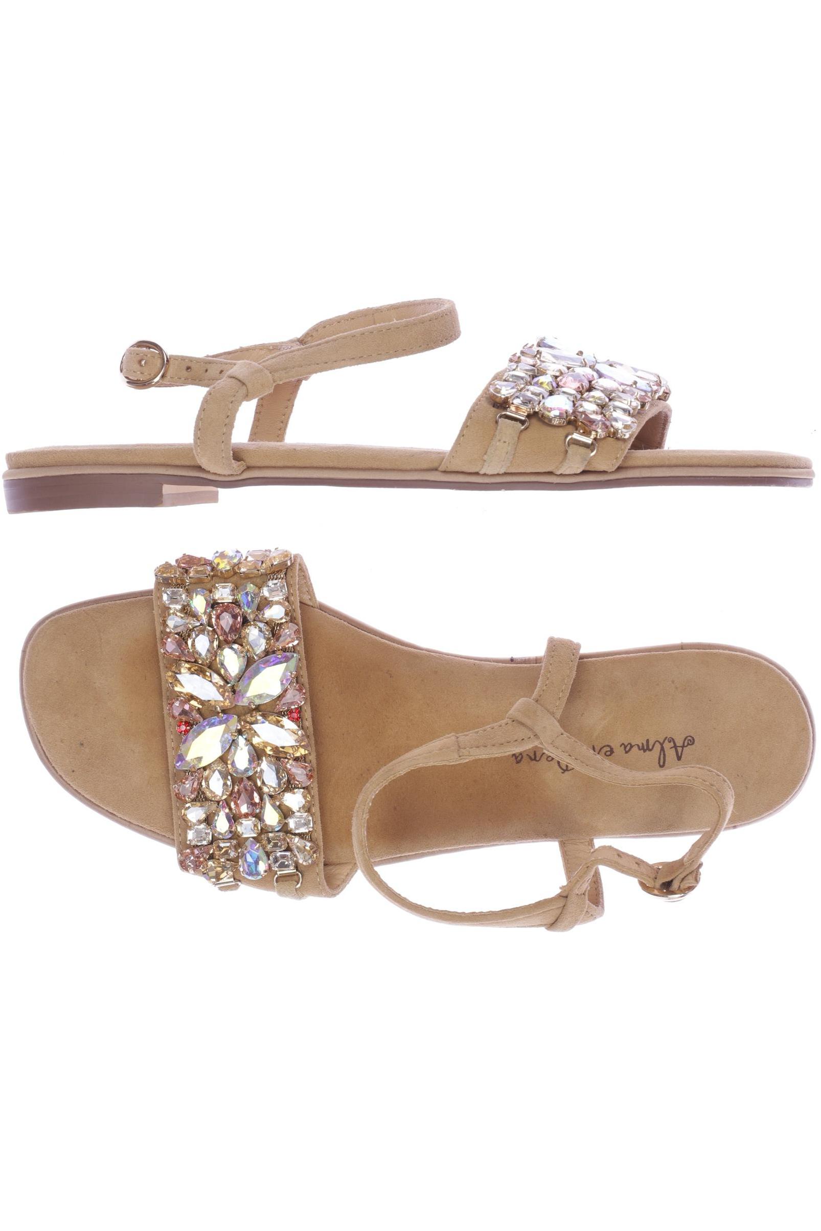 

Alma en Pena Damen Sandale, beige, Gr. 40