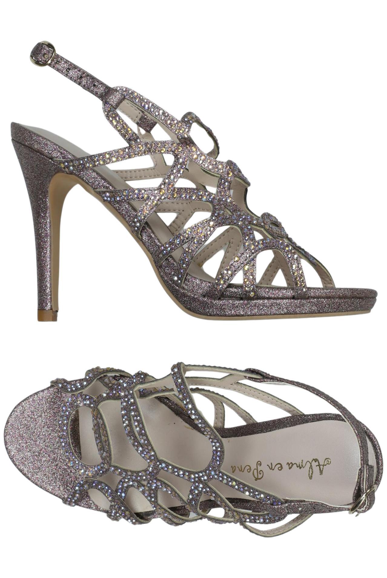 

Alma en Pena Damen Sandale, silber, Gr. 36