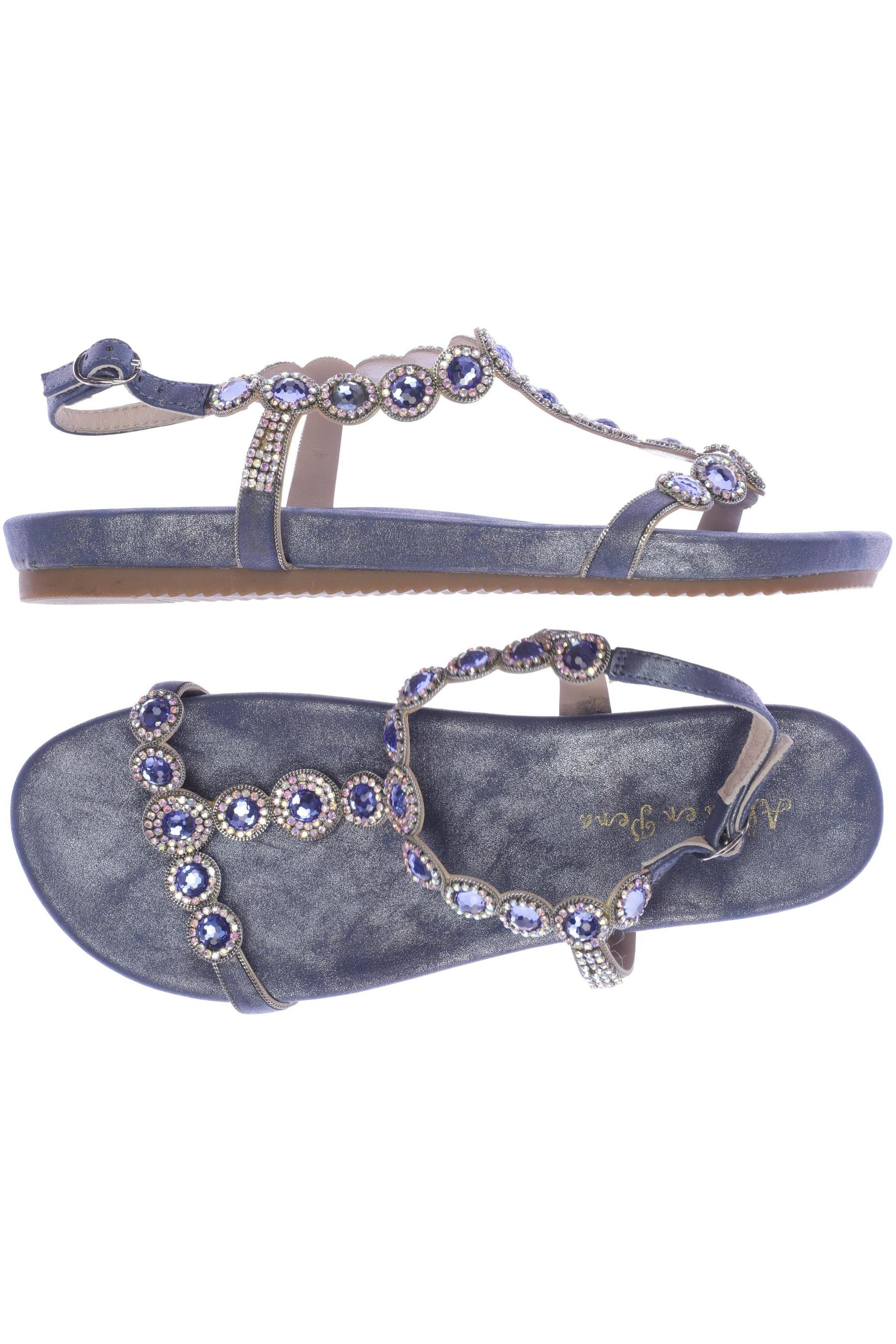 

Alma en Pena Damen Sandale, blau, Gr. 39