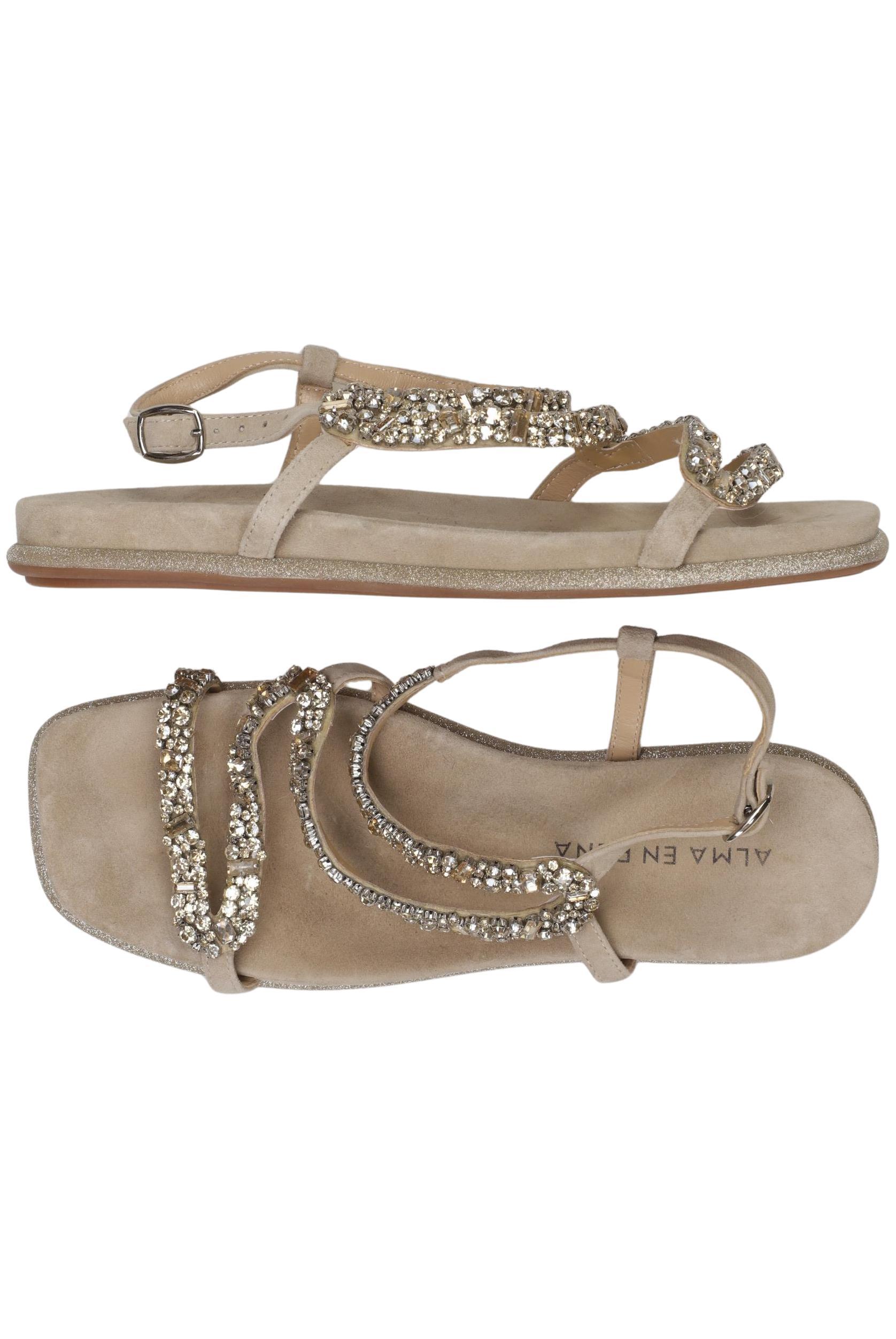 

Alma en Pena Damen Sandale, beige, Gr. 41