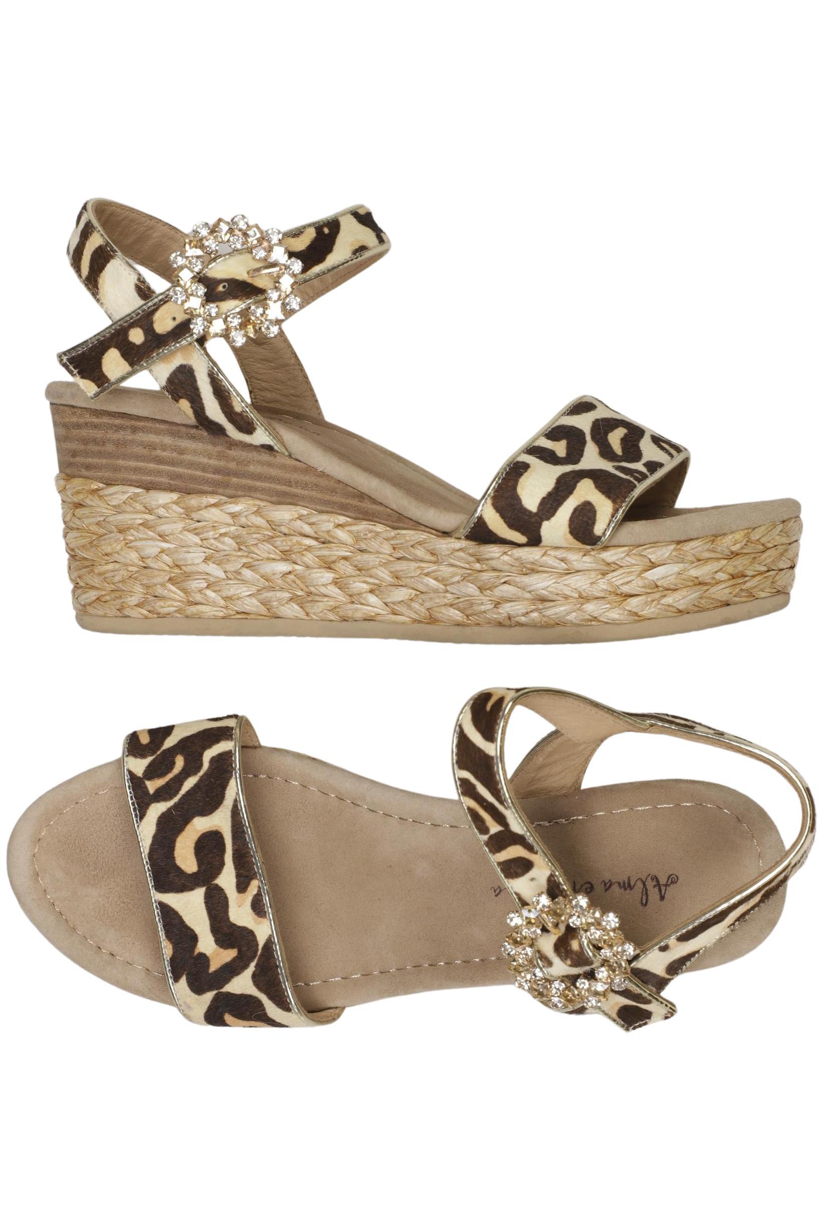 

Alma en Pena Damen Sandale, beige, Gr. 40