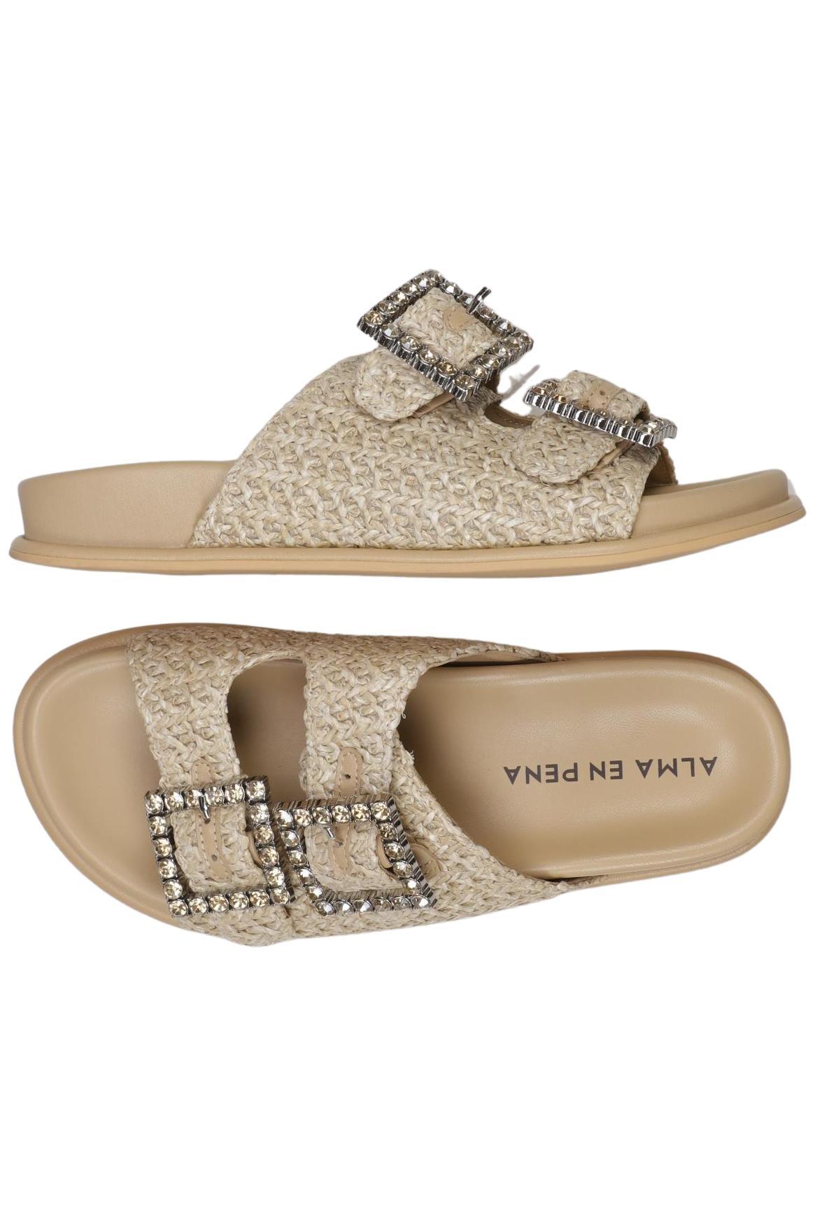 

Alma en Pena Damen Sandale, beige, Gr. 38