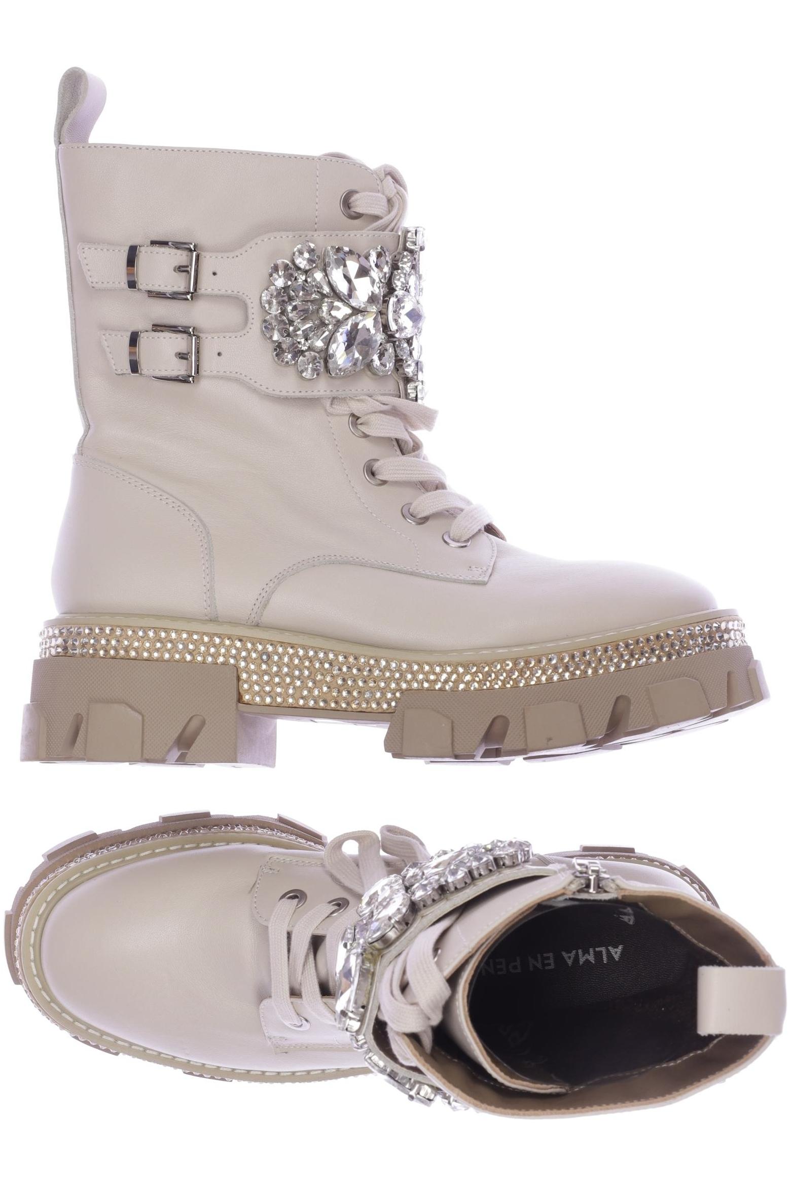 

Alma en Pena Damen Stiefelette, beige, Gr. 39