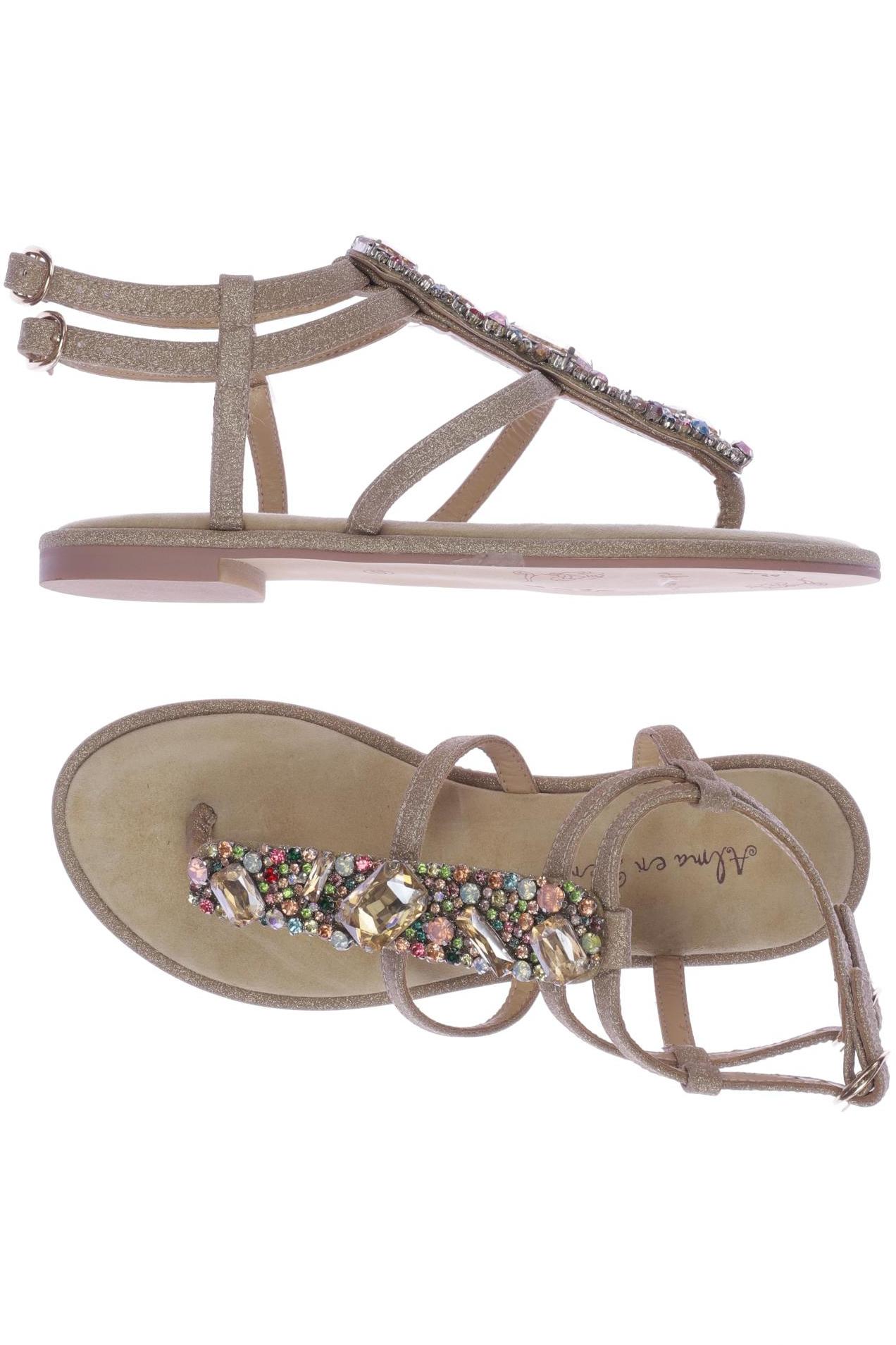 

Alma en Pena Damen Sandale, beige, Gr. 37