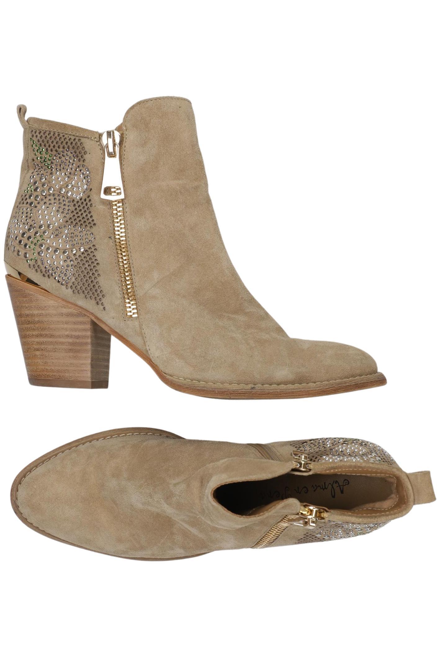 

Alma en Pena Damen Stiefelette, beige, Gr. 38