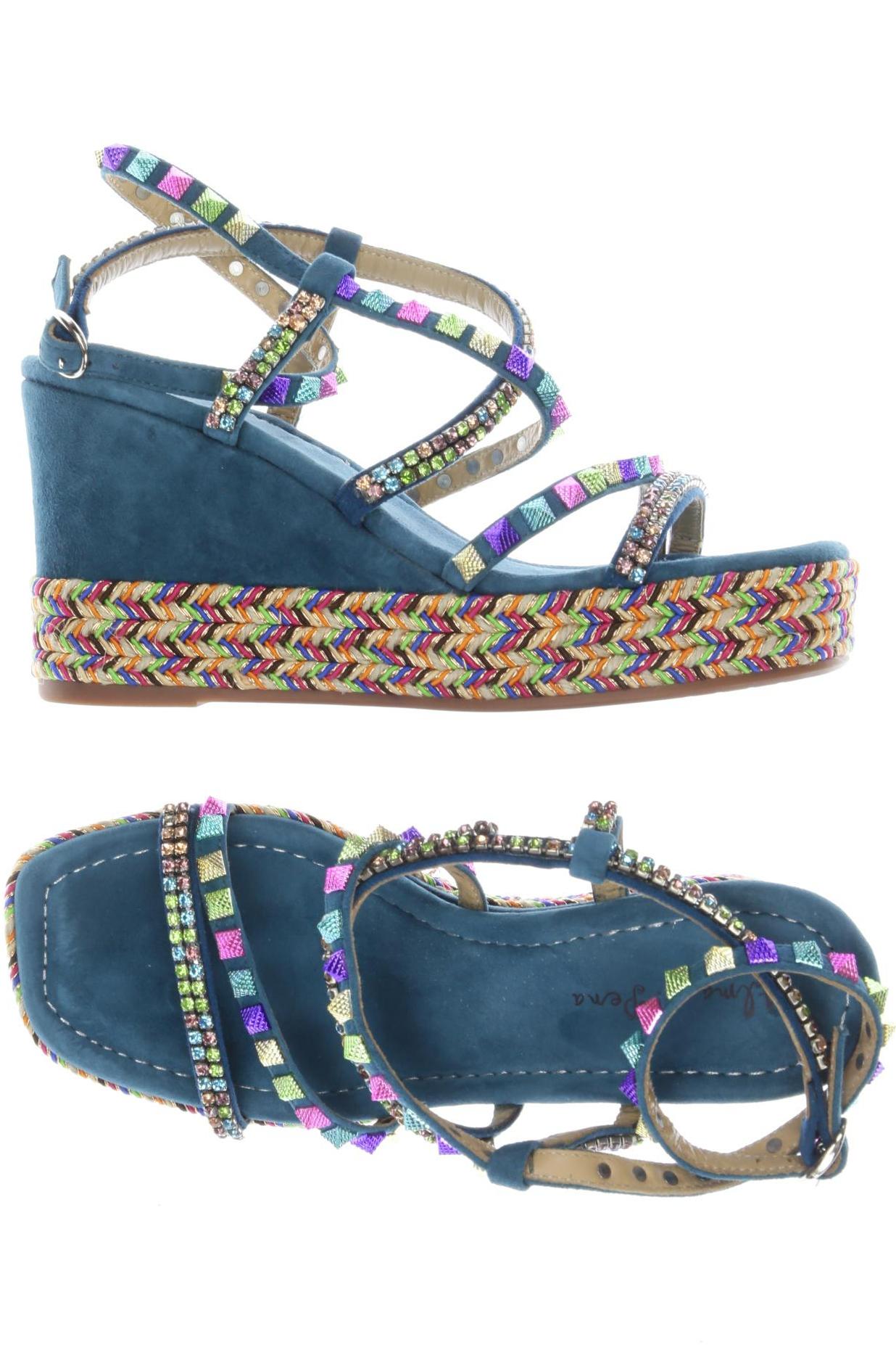 

Alma en Pena Damen Sandale, blau, Gr. 39