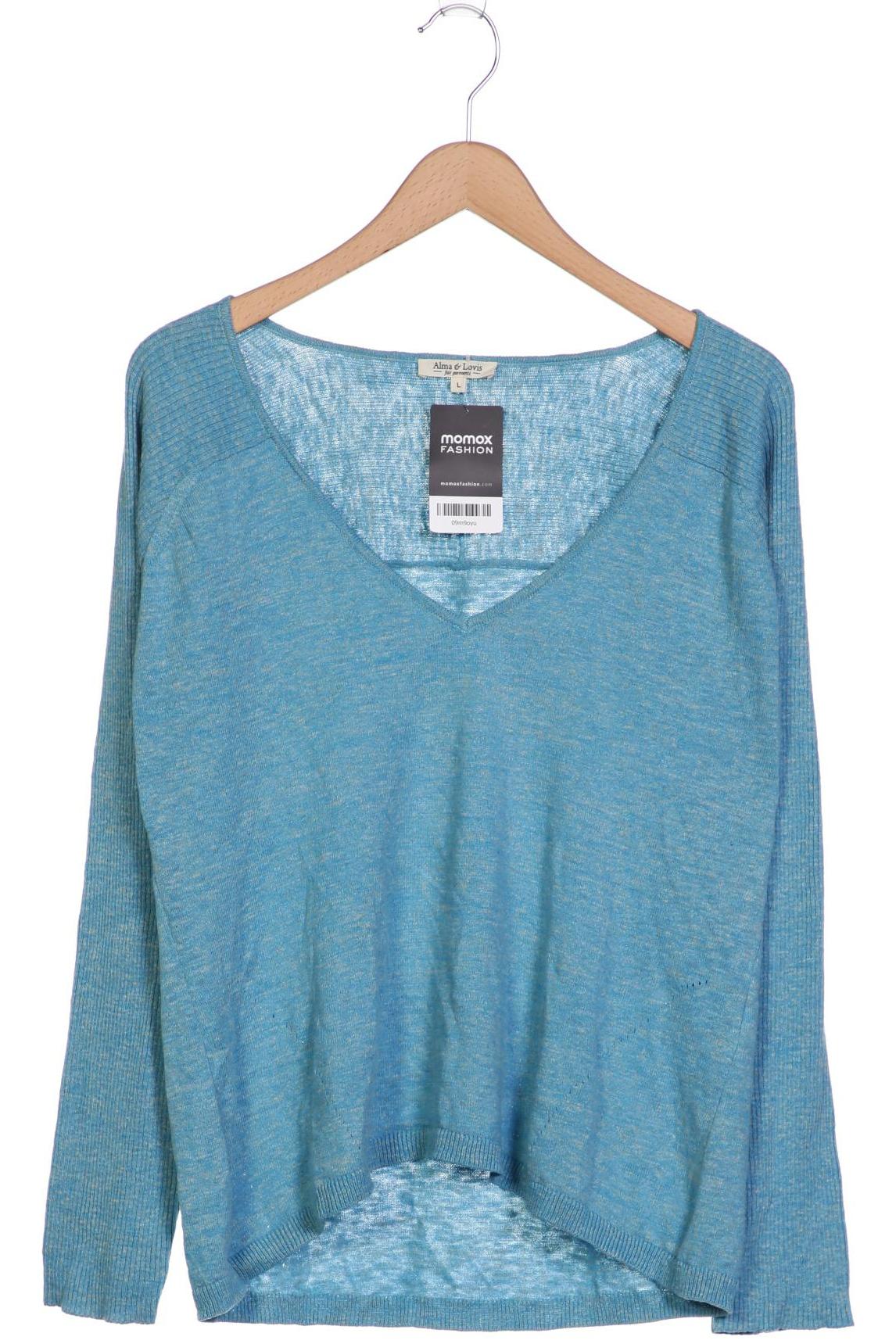 

Alma & Lovis Damen Pullover, türkis, Gr. 42