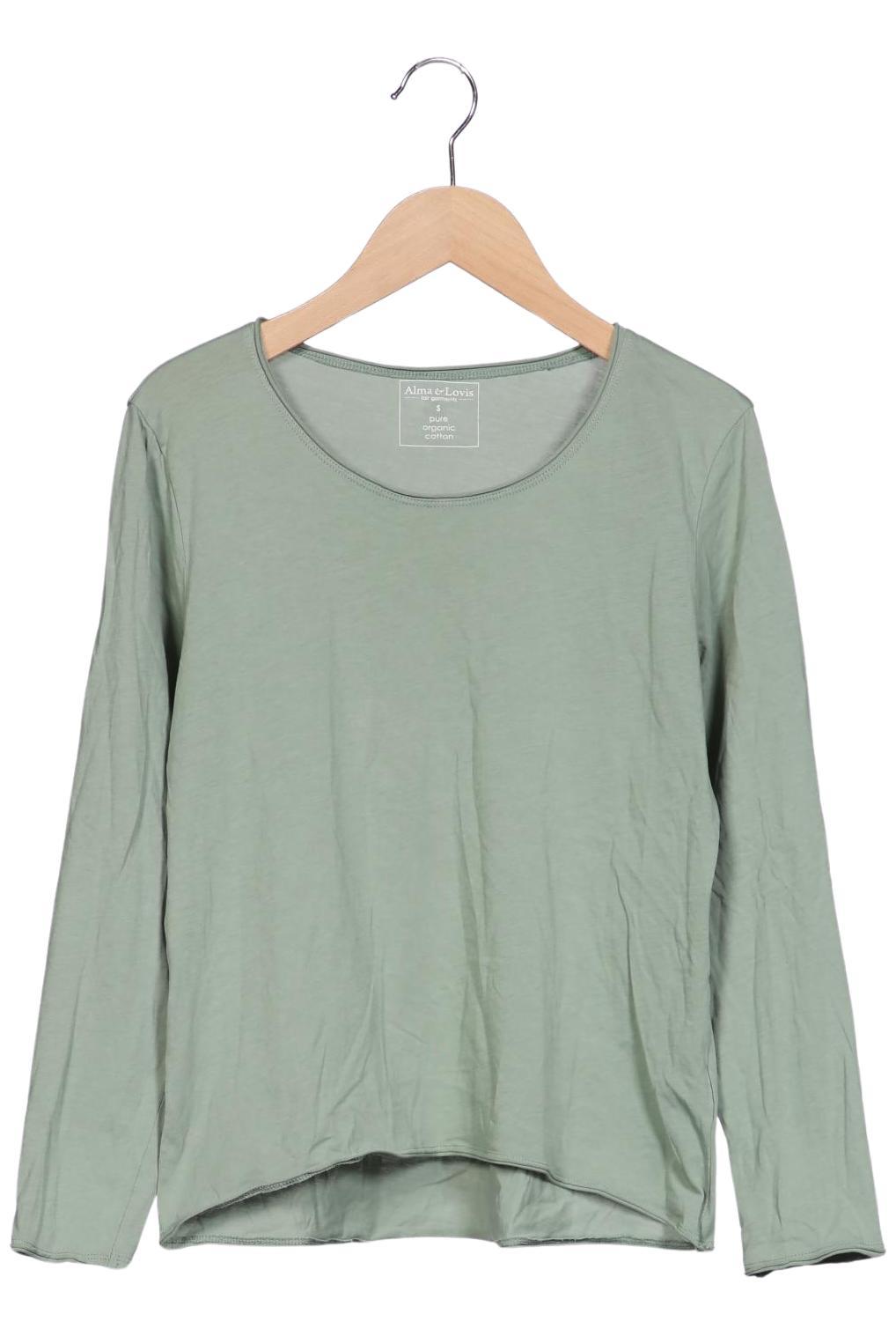 

Alma & Lovis Damen Langarmshirt, hellgrün, Gr. 36