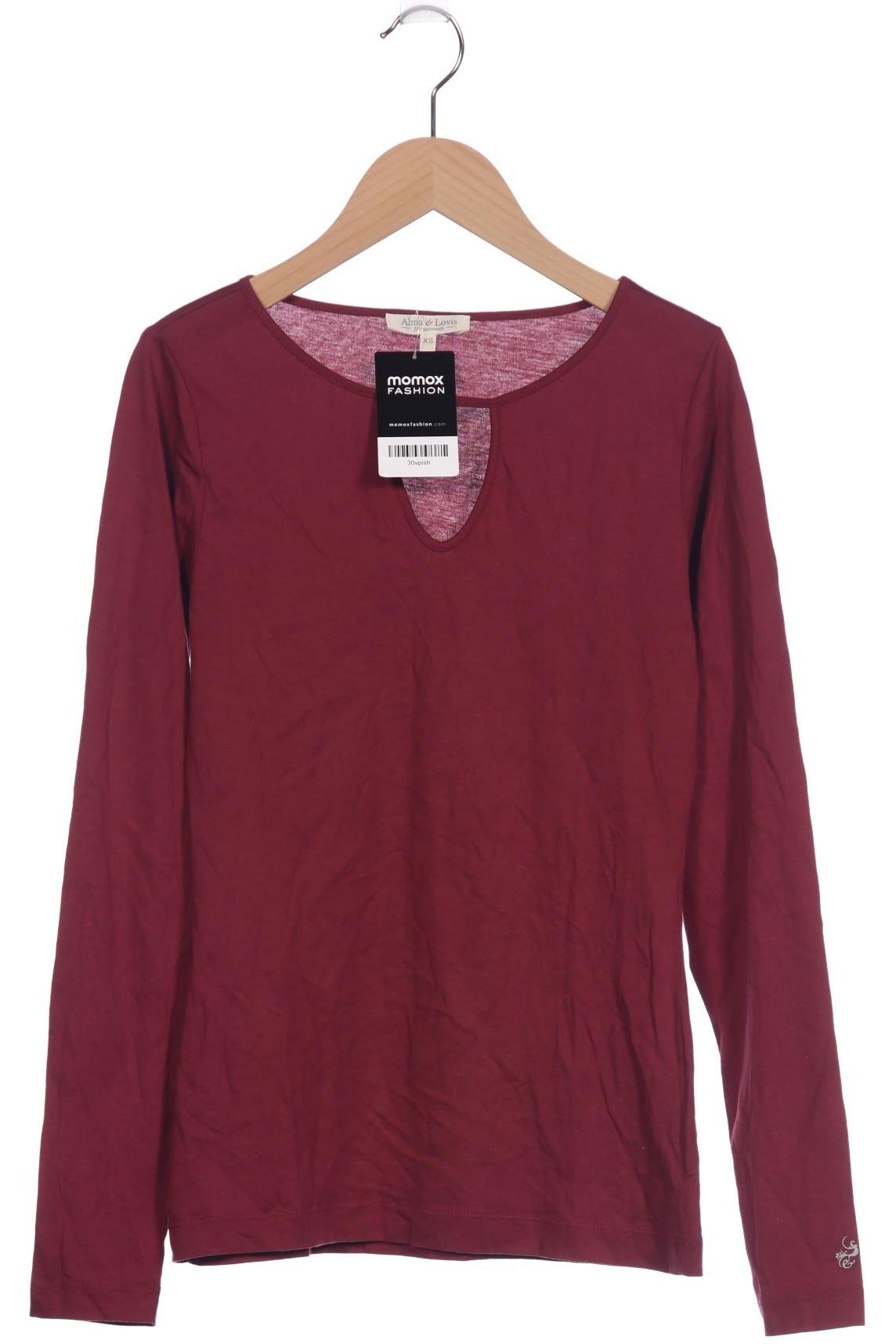 

Alma & Lovis Damen Langarmshirt, bordeaux, Gr. 34