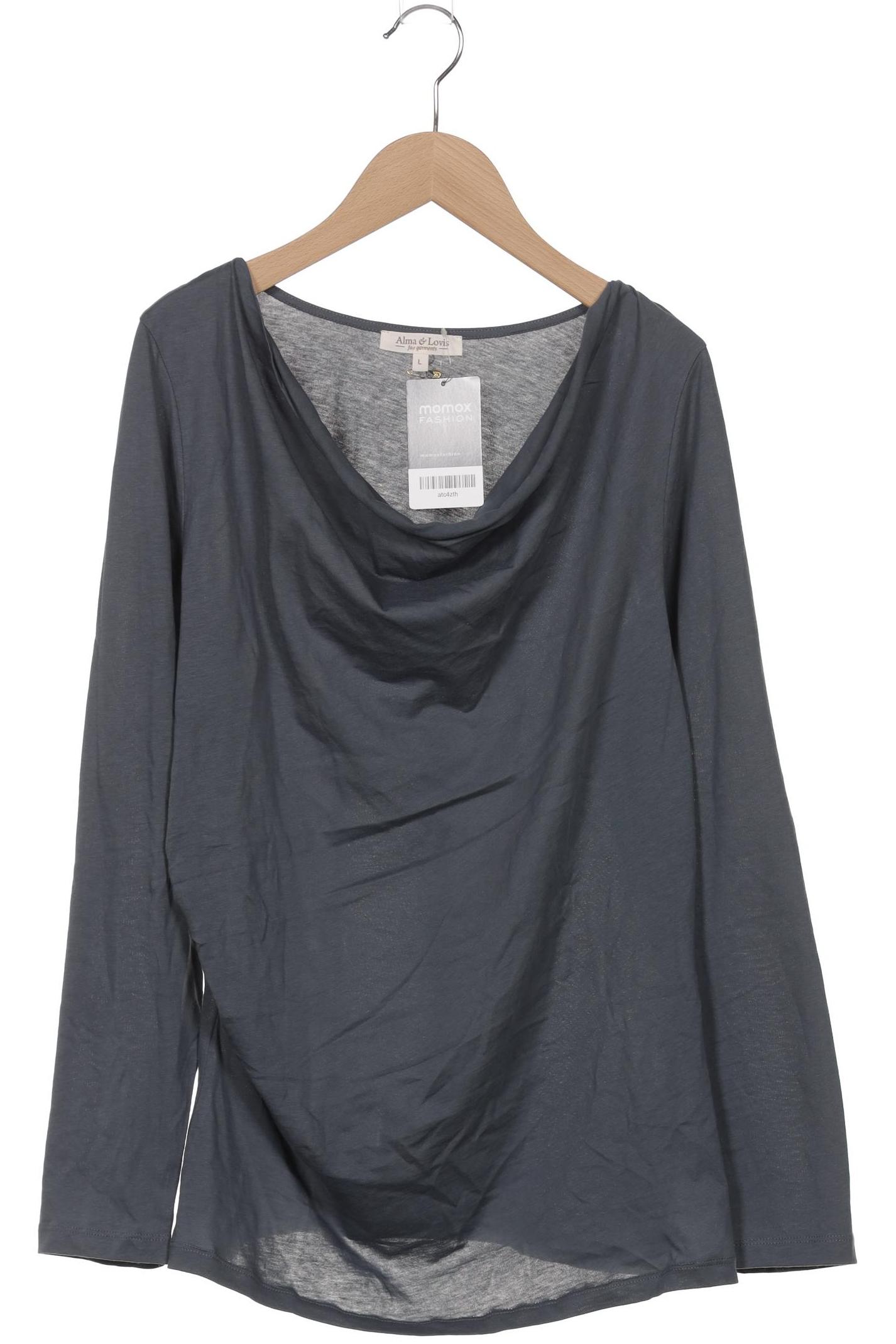 

Alma & Lovis Damen Langarmshirt, grau, Gr. 42