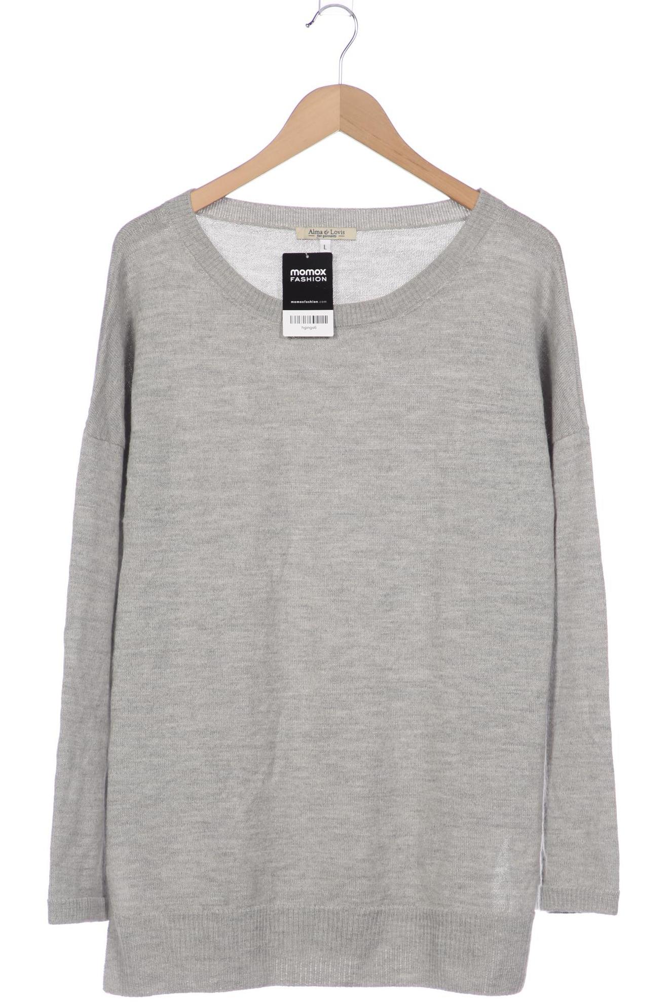 

Alma & Lovis Damen Pullover, grau, Gr. 42