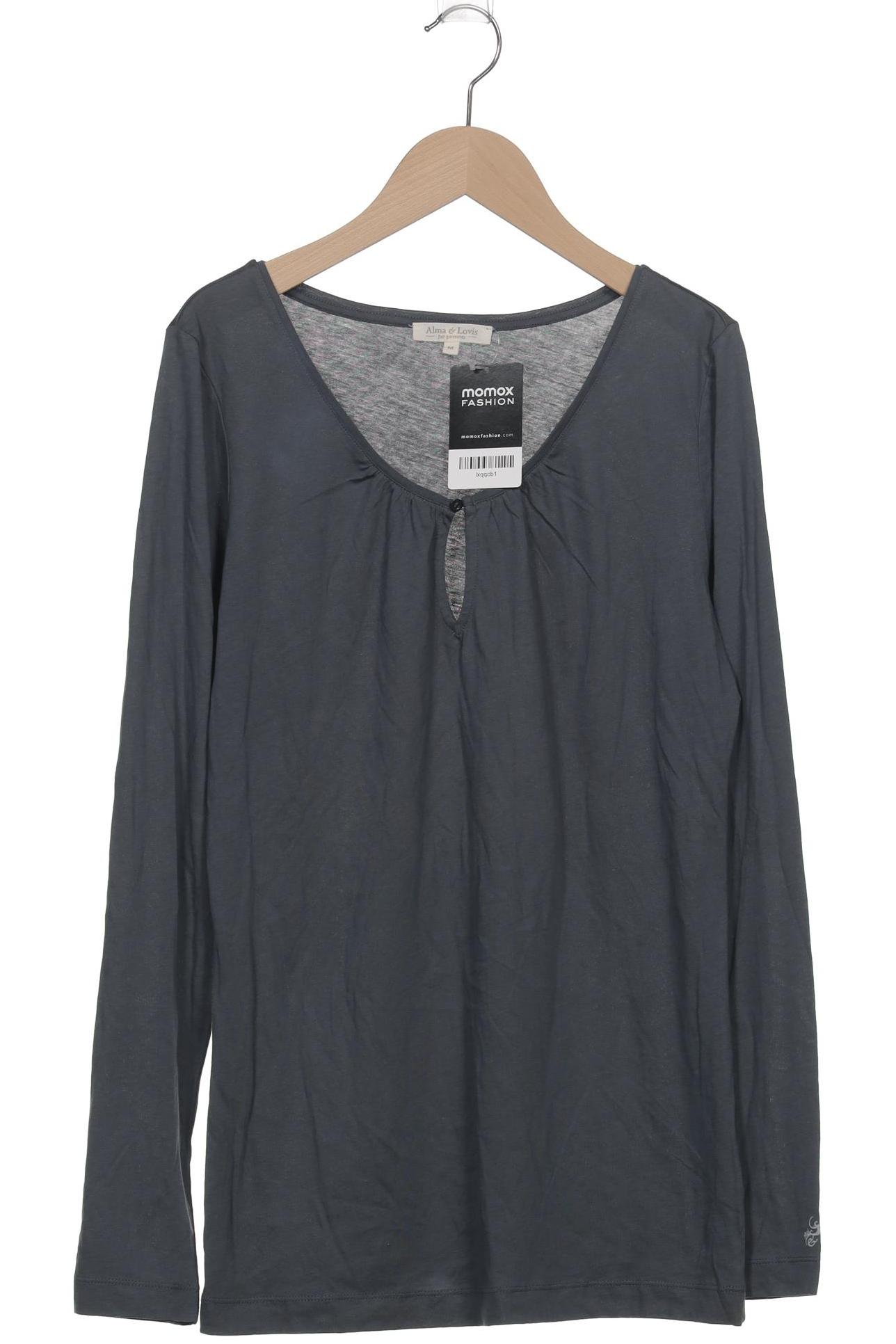 

Alma & Lovis Damen Langarmshirt, blau, Gr. 38