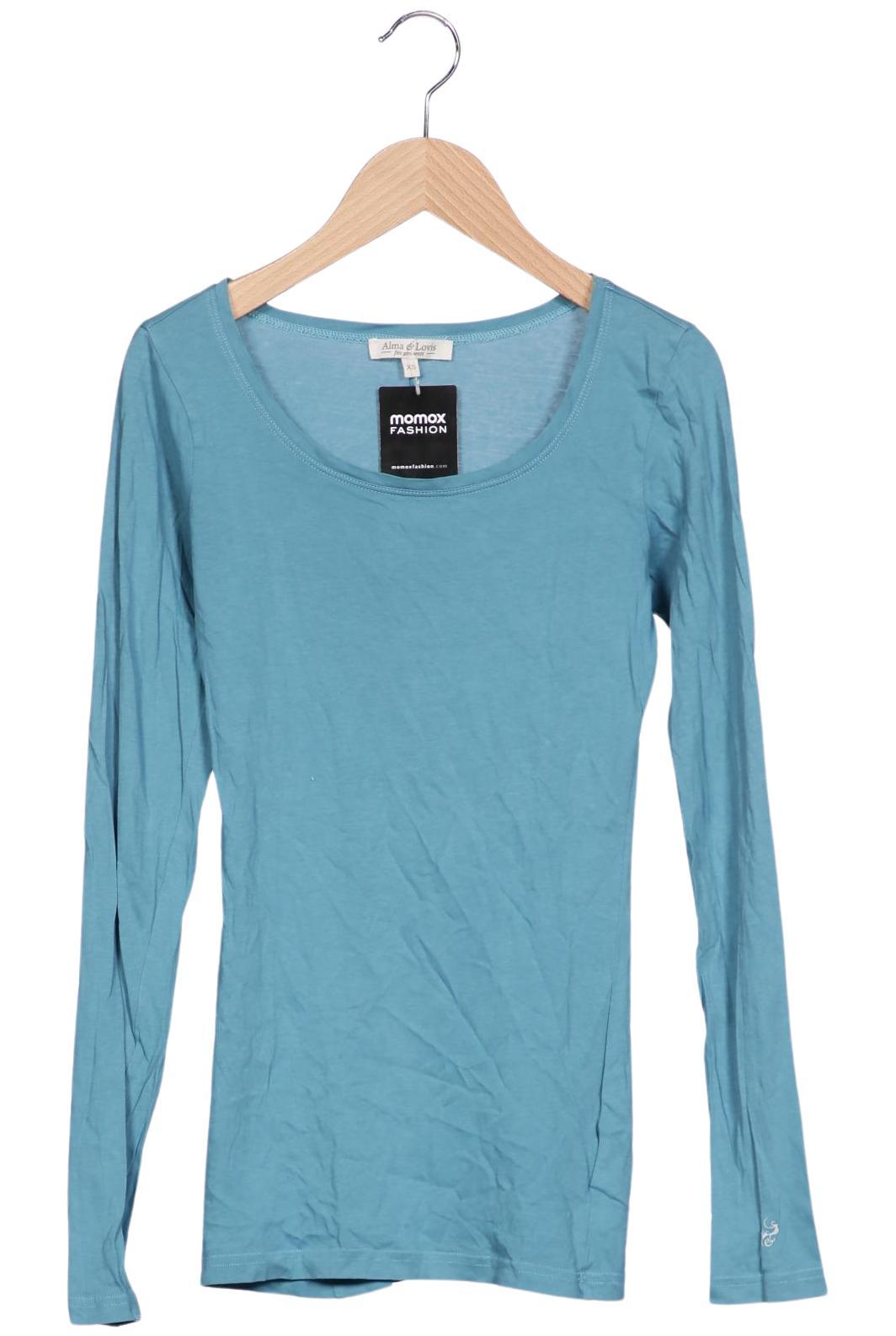 

Alma & Lovis Damen Langarmshirt, hellblau, Gr. 34