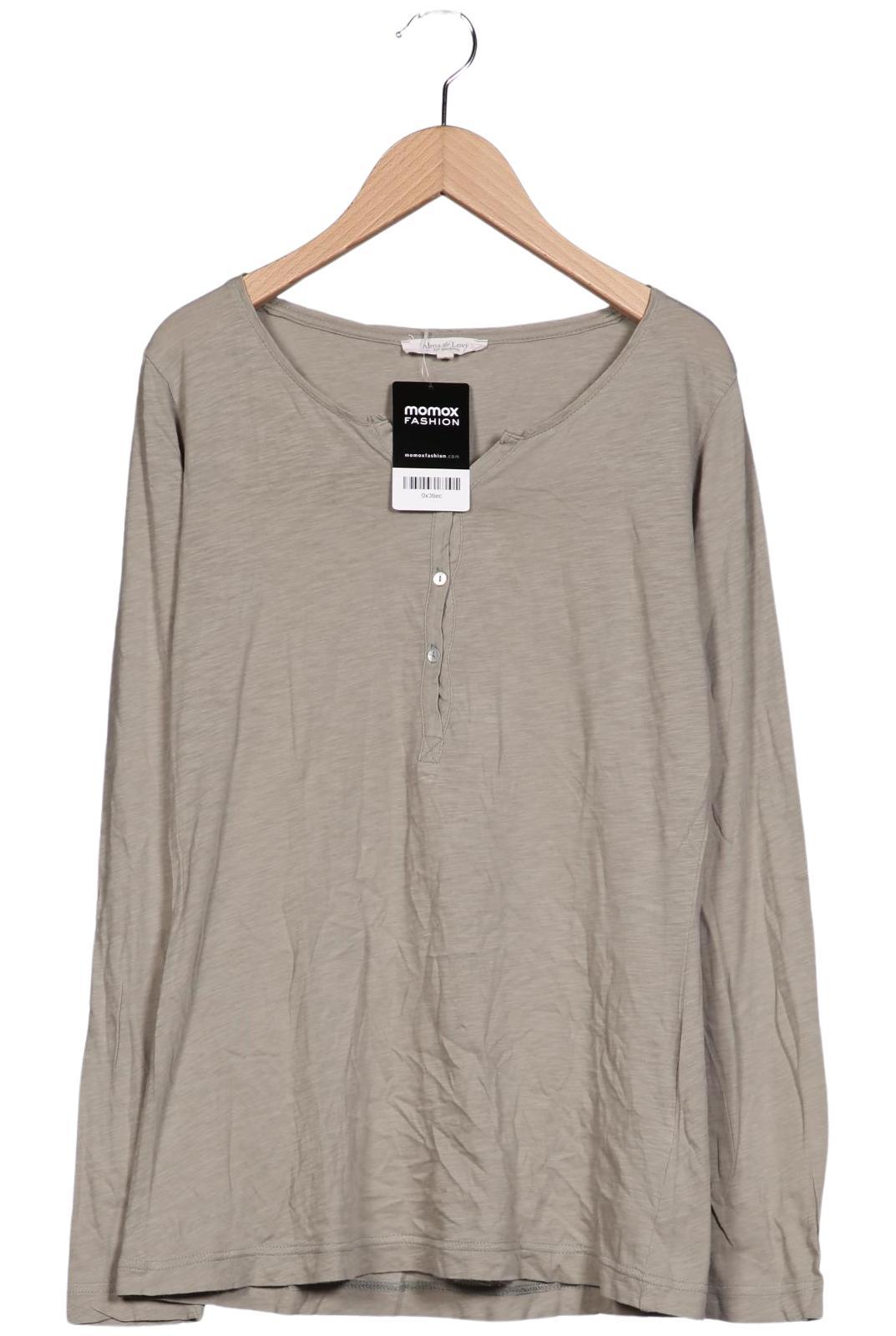 

Alma & Lovis Damen Langarmshirt, beige, Gr. 36