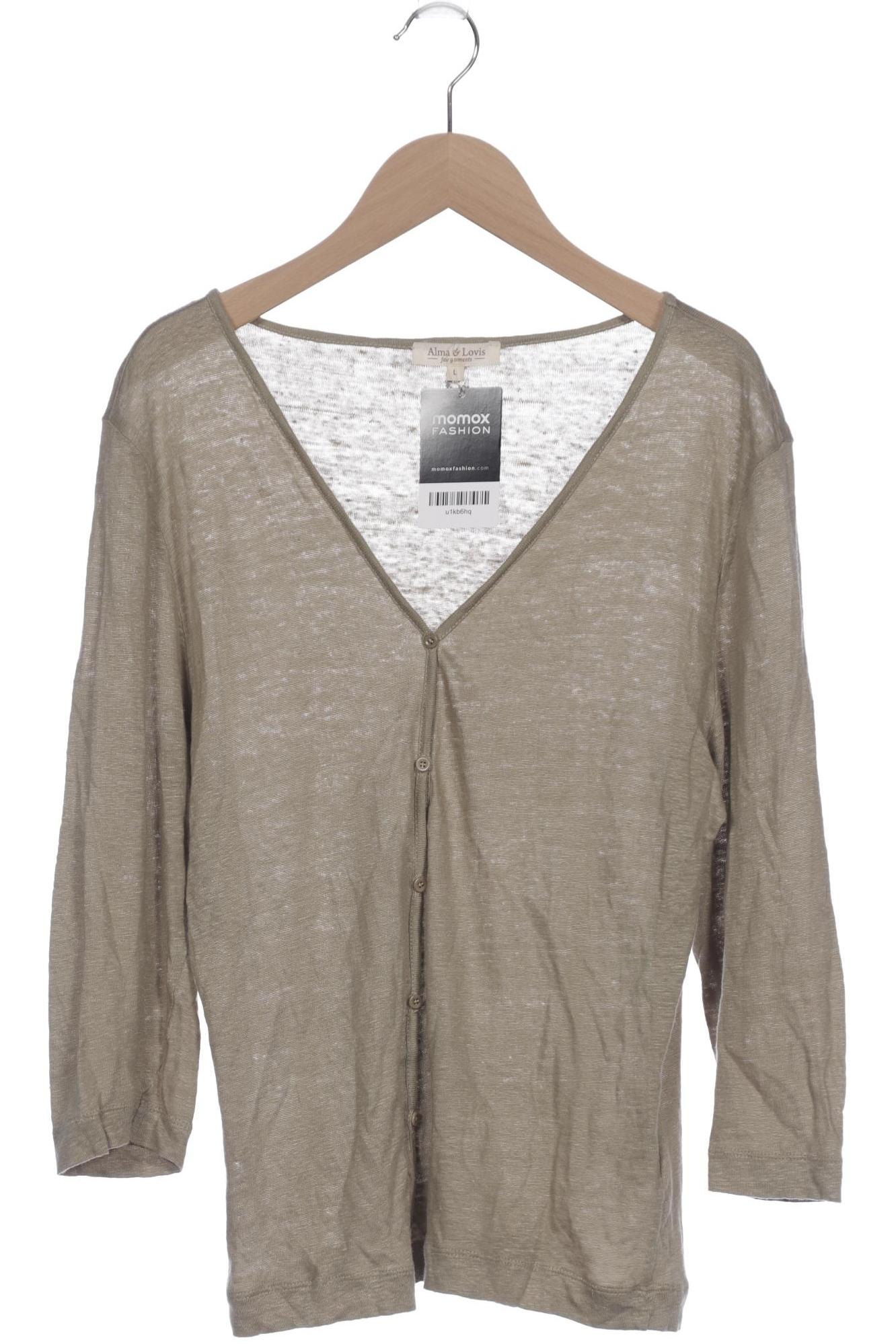 

Alma & Lovis Damen Strickjacke, beige, Gr. 42