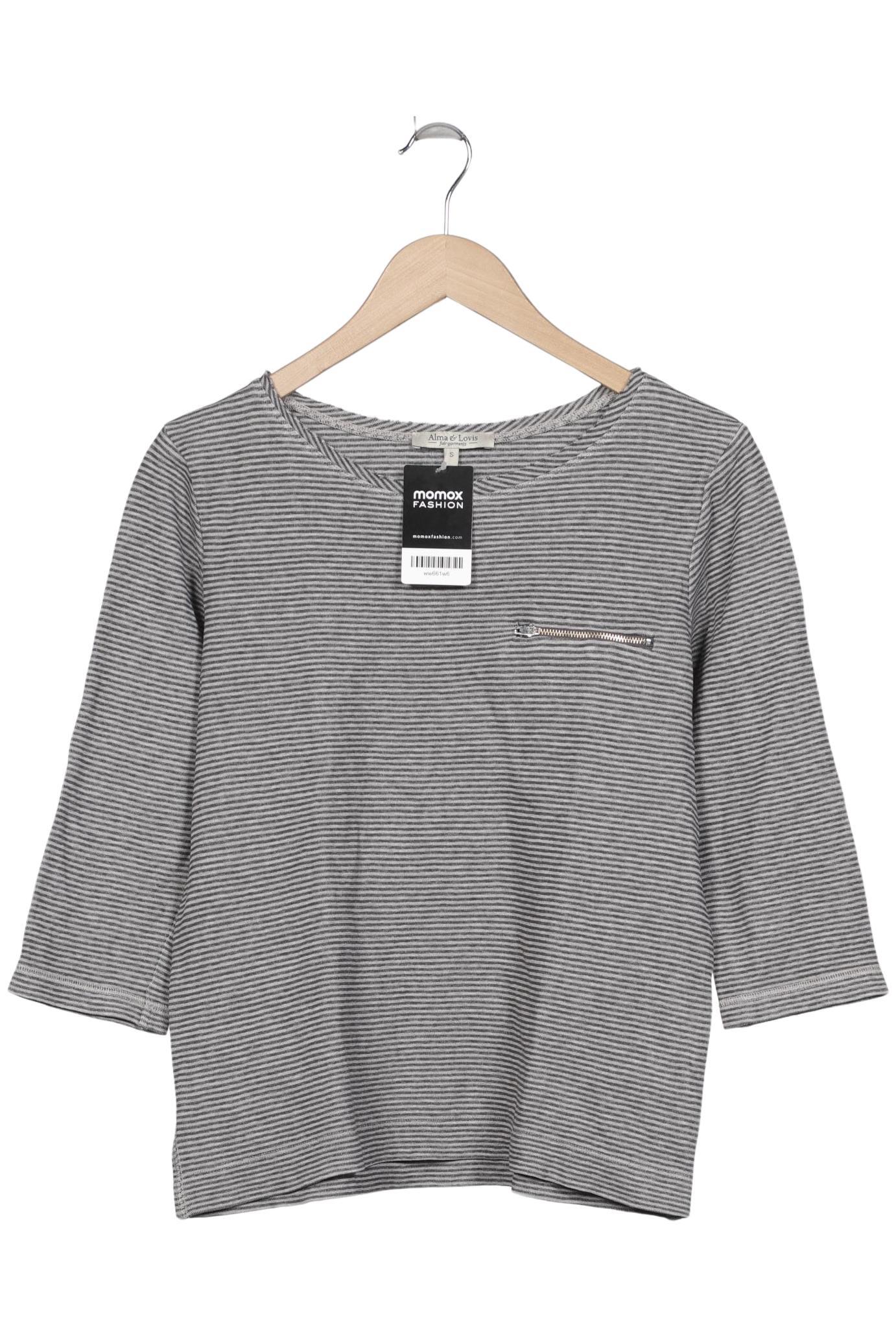 

Alma & Lovis Damen Langarmshirt, grau, Gr. 36