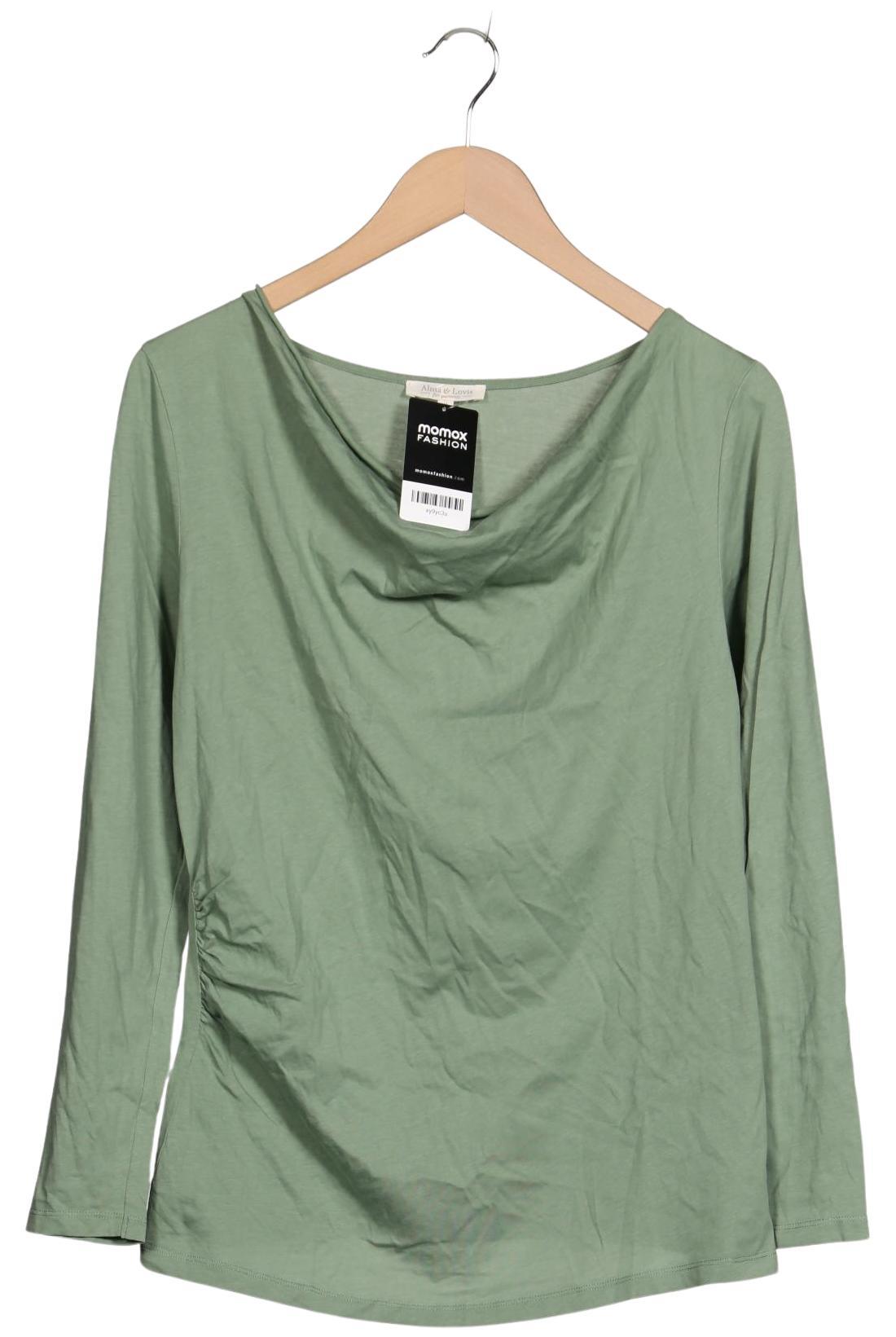 Thumbnail - Alma &amp; Lovis Damen Langarmshirt, türkis, Gr. 44