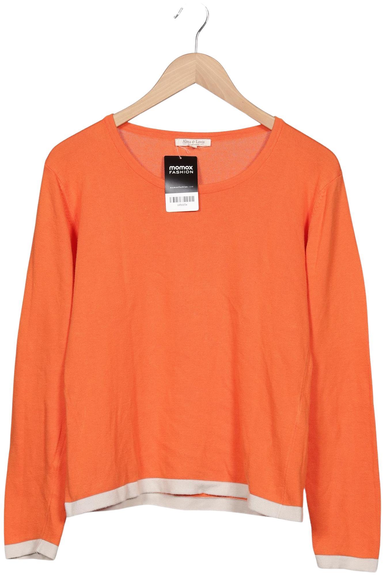 

Alma & Lovis Damen Pullover, orange, Gr. 36