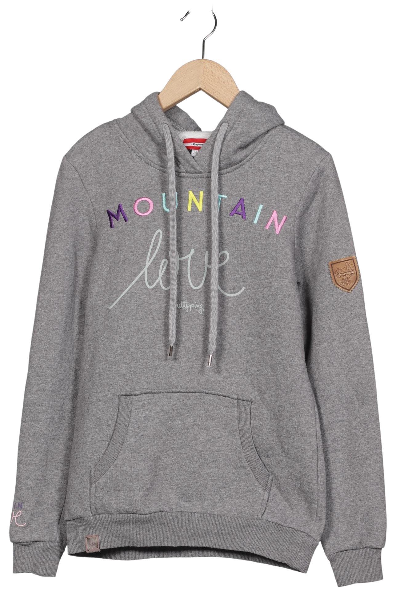 

Almgwand Damen Kapuzenpullover, grau, Gr. 34