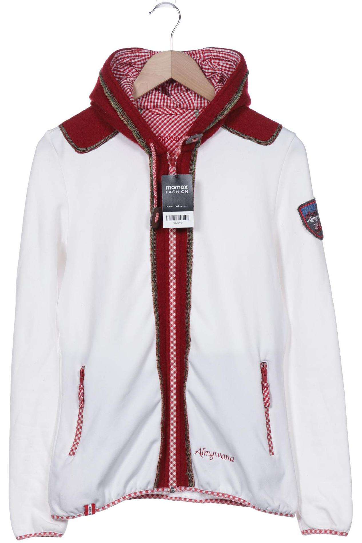 Thumbnail - Almgwand Damen Kapuzenpullover, weiß, Gr. 38