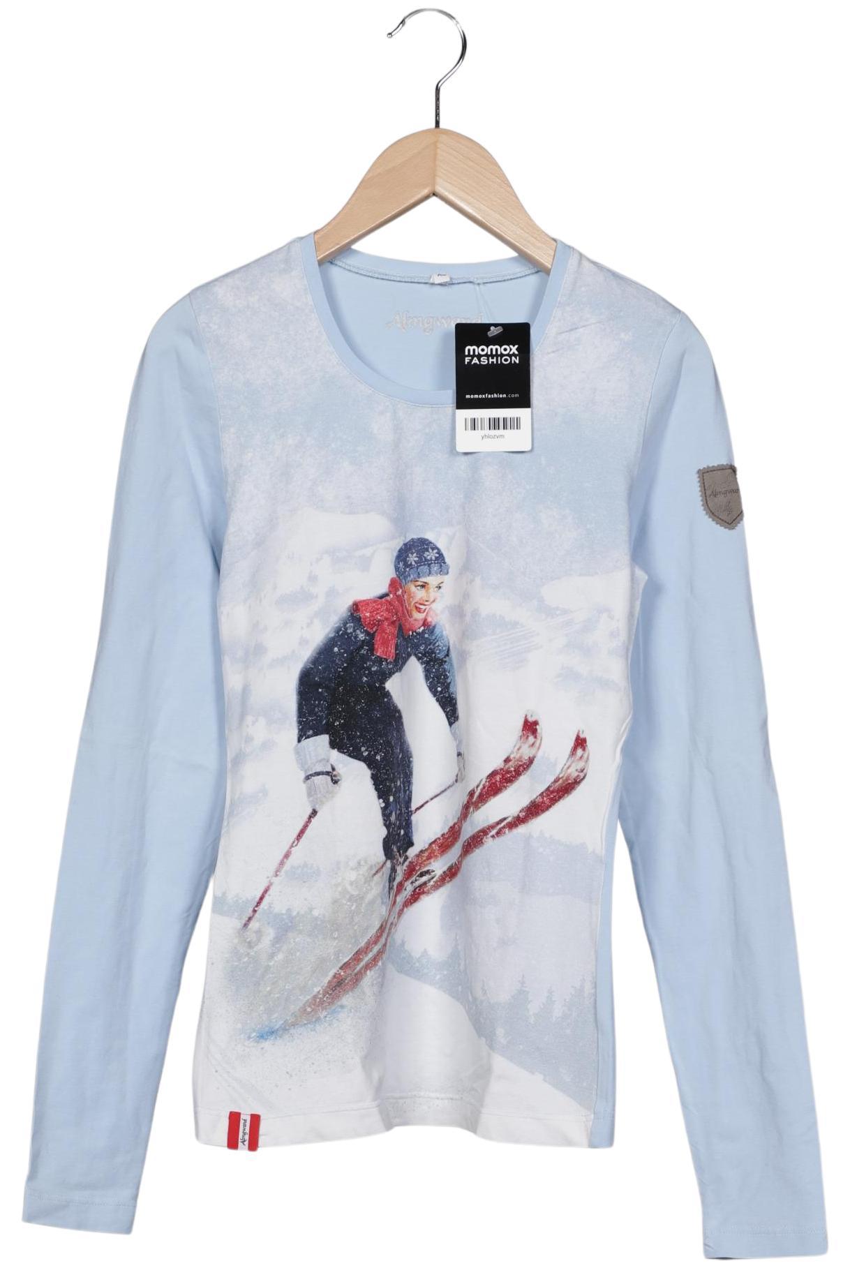 Thumbnail - Almgwand Damen Langarmshirt, hellblau, Gr. 34