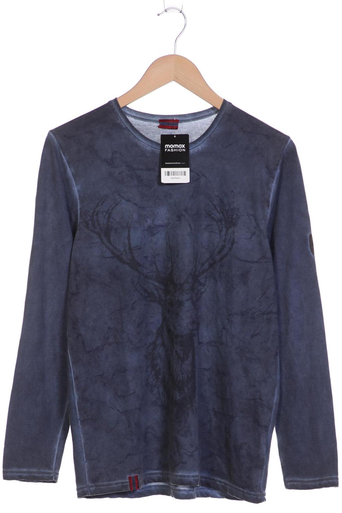 

Almgwand Herren Langarmshirt, marineblau
