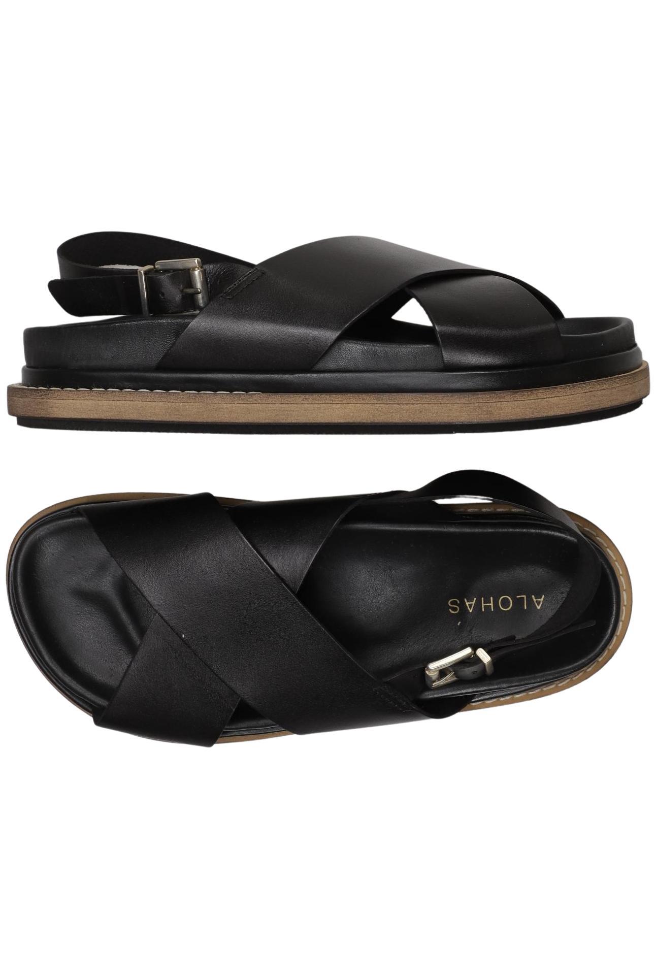 

Alohas Damen Sandale, schwarz, Gr. 40