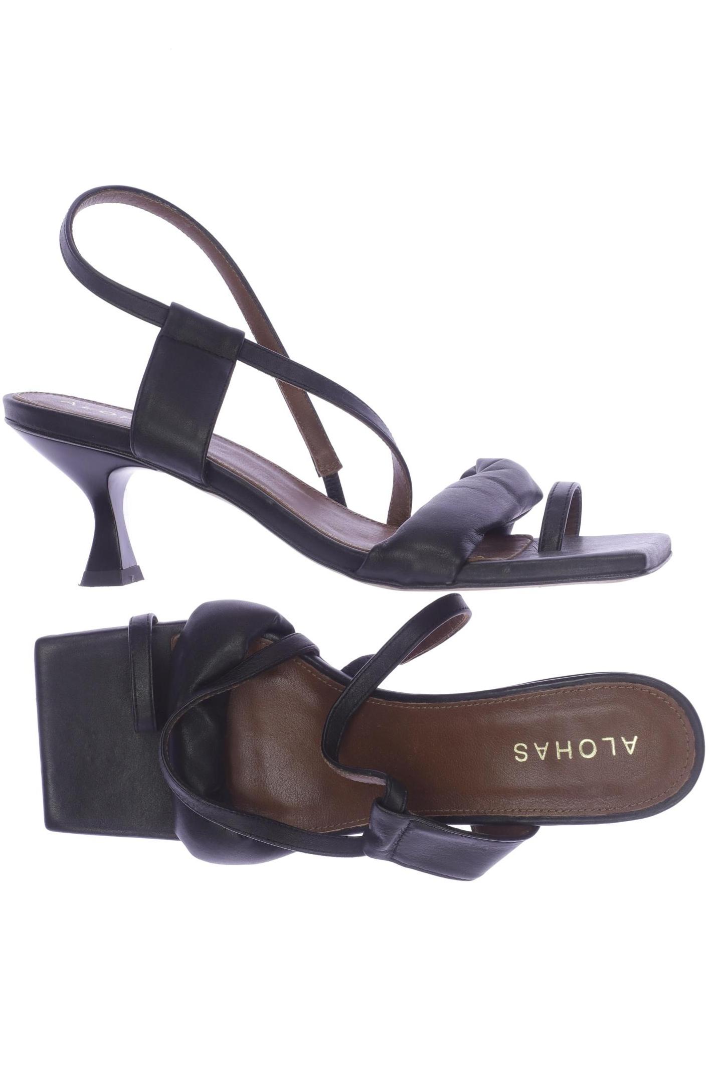 

Alohas Damen Sandale, schwarz, Gr. 38