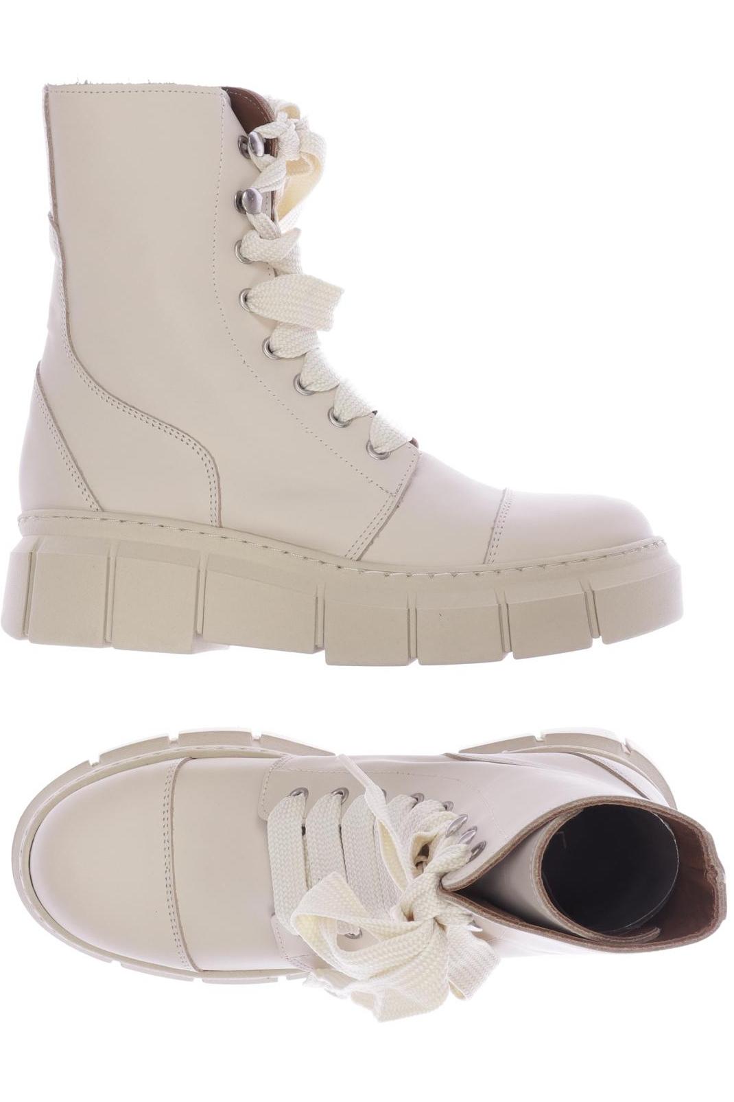 

Alohas Damen Stiefelette, cremeweiß, Gr. 35