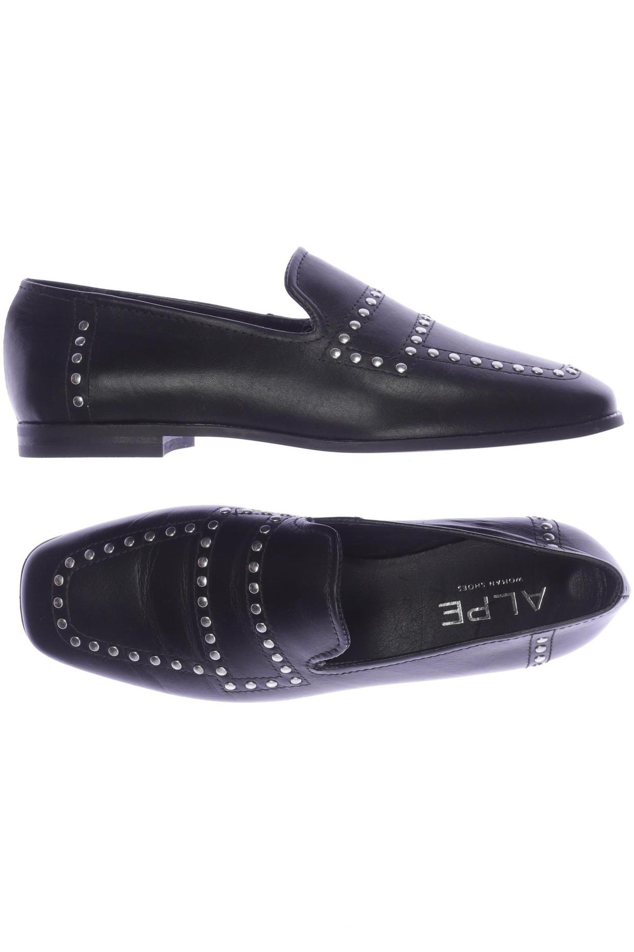 

Alpe Damen Halbschuh, schwarz, Gr. 38