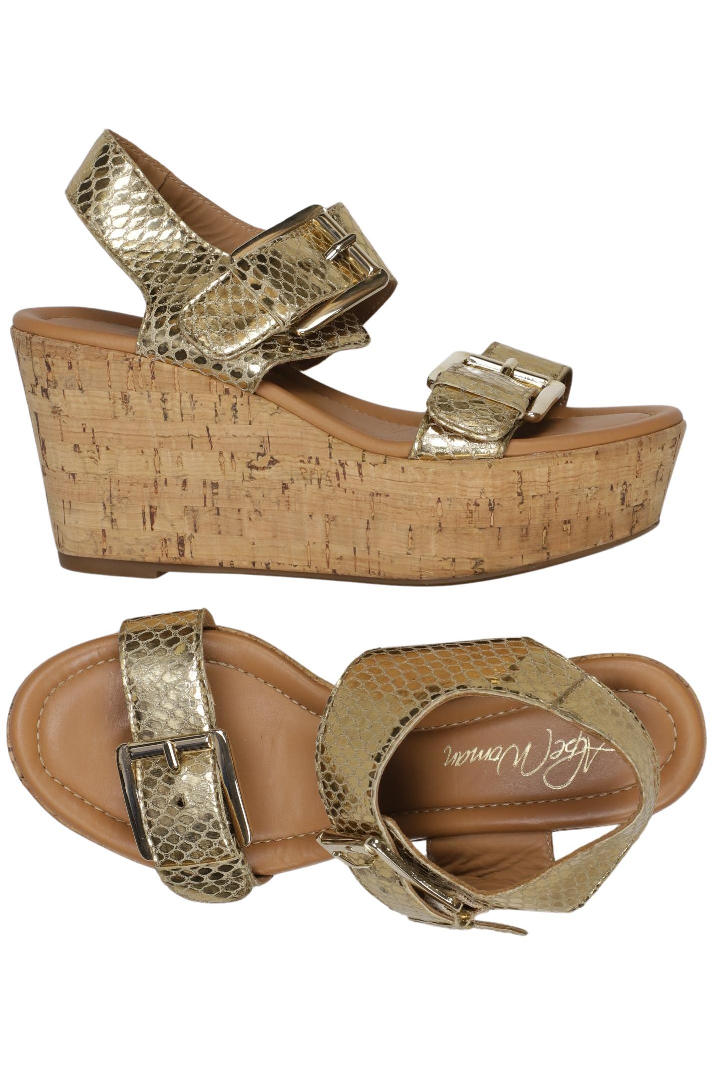 

Alpe Damen Sandale, gold, Gr. 36