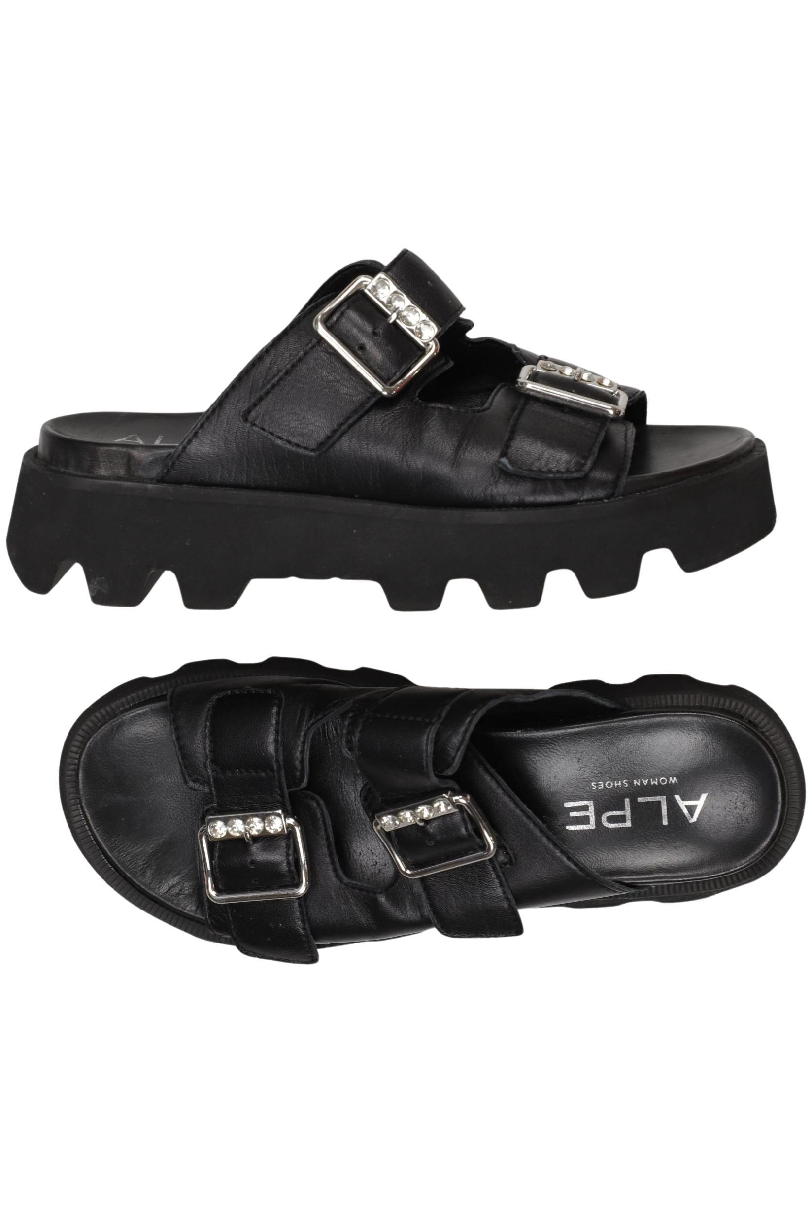

Alpe Damen Sandale, schwarz, Gr. 38