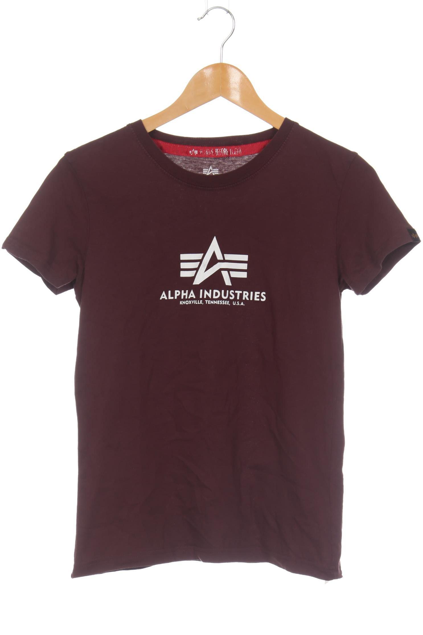 

Alpha industries Damen T-Shirt, braun, Gr.