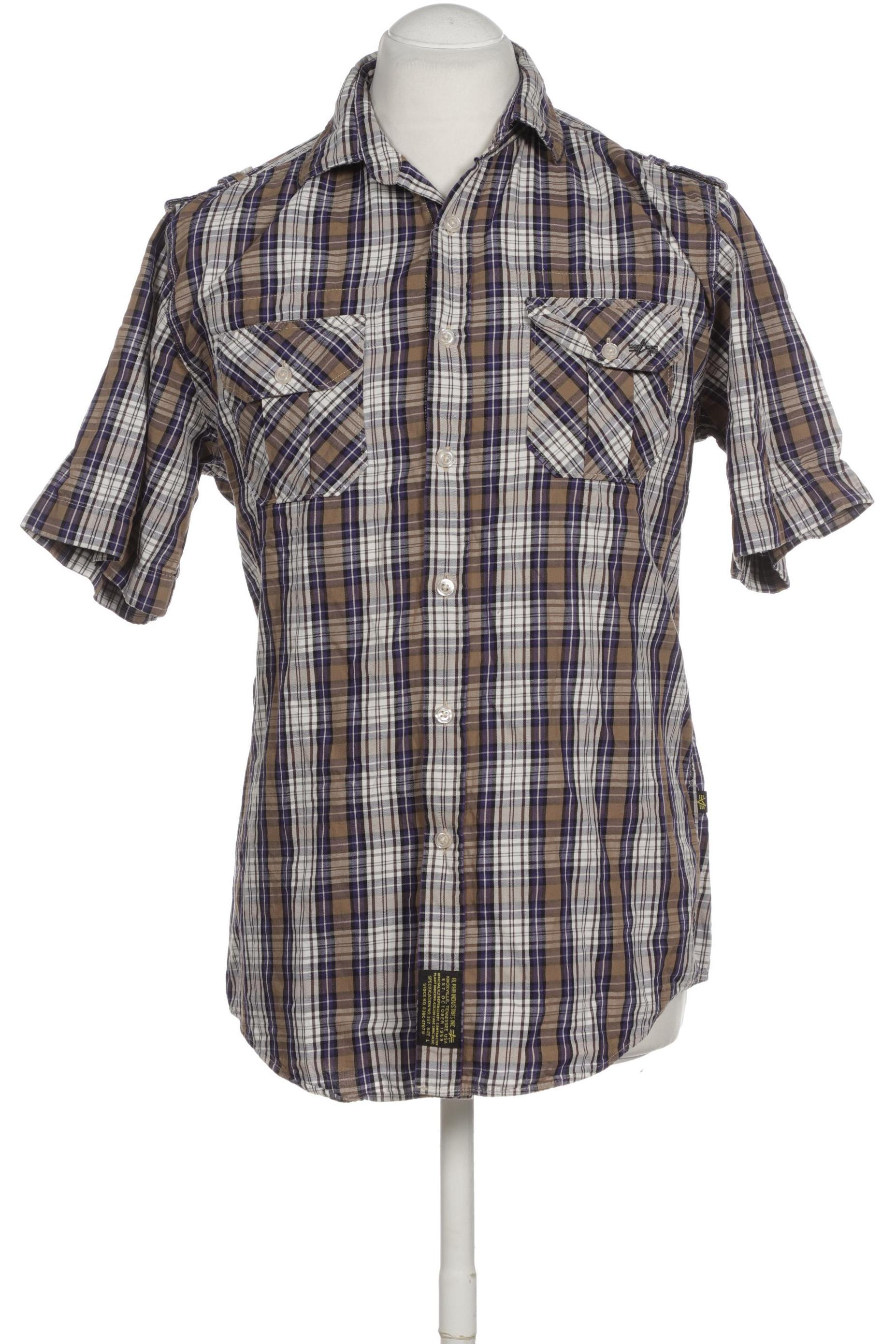 Thumbnail - Alpha industries Herren Hemd, braun, Gr.