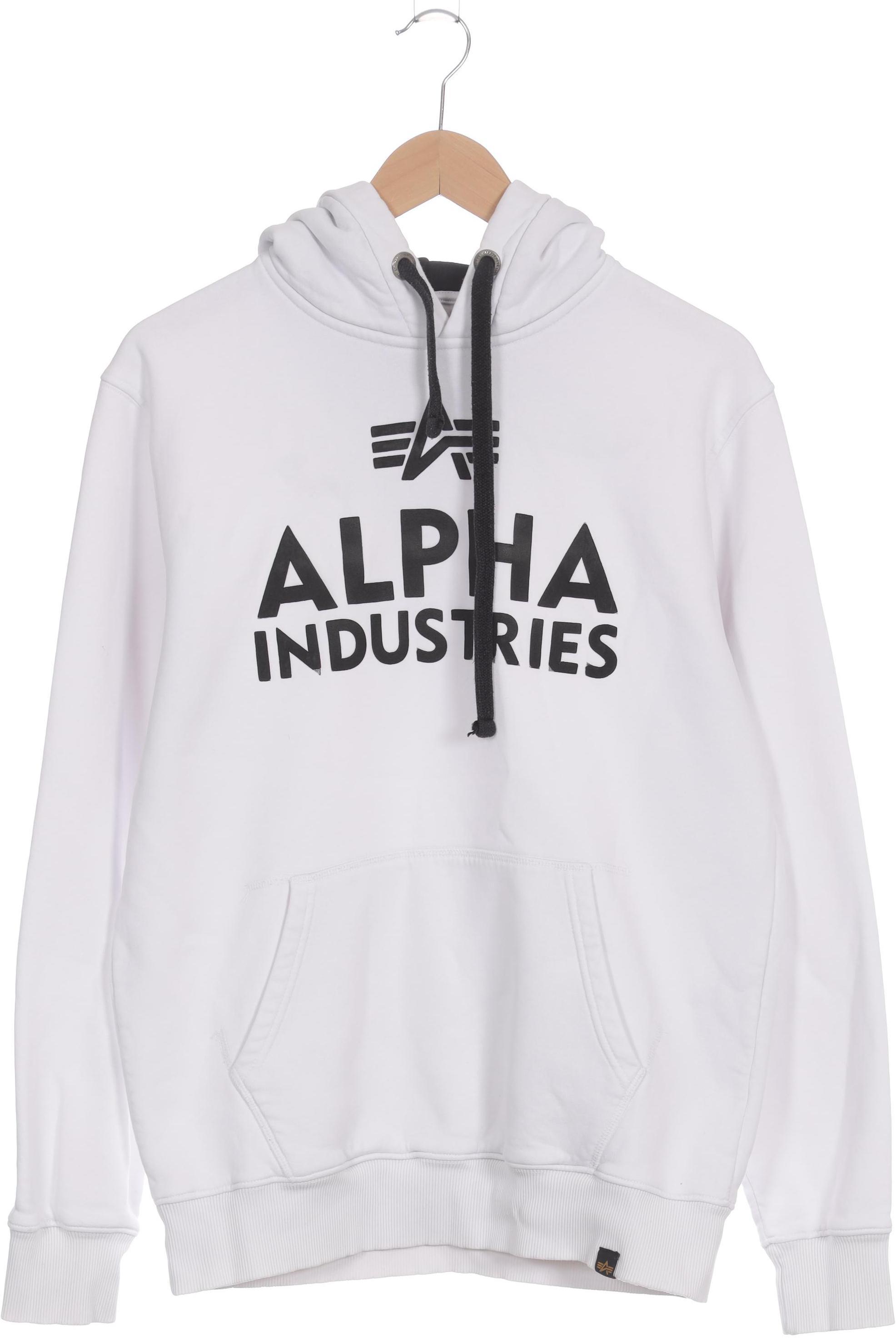 

Alpha industries Herren Kapuzenpullover, weiß, Gr.