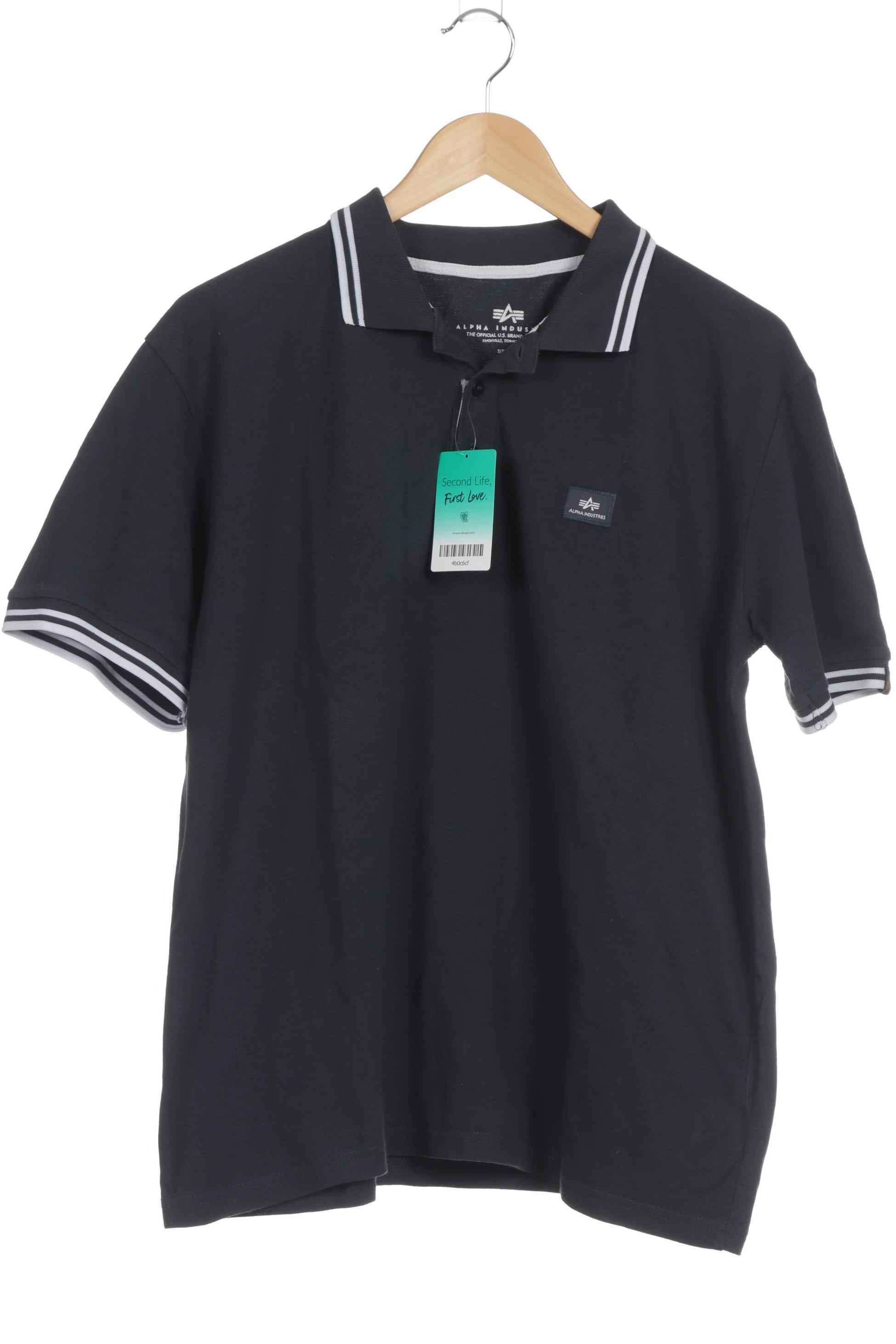 Thumbnail - Alpha industries Herren Poloshirt, grau, Gr.
